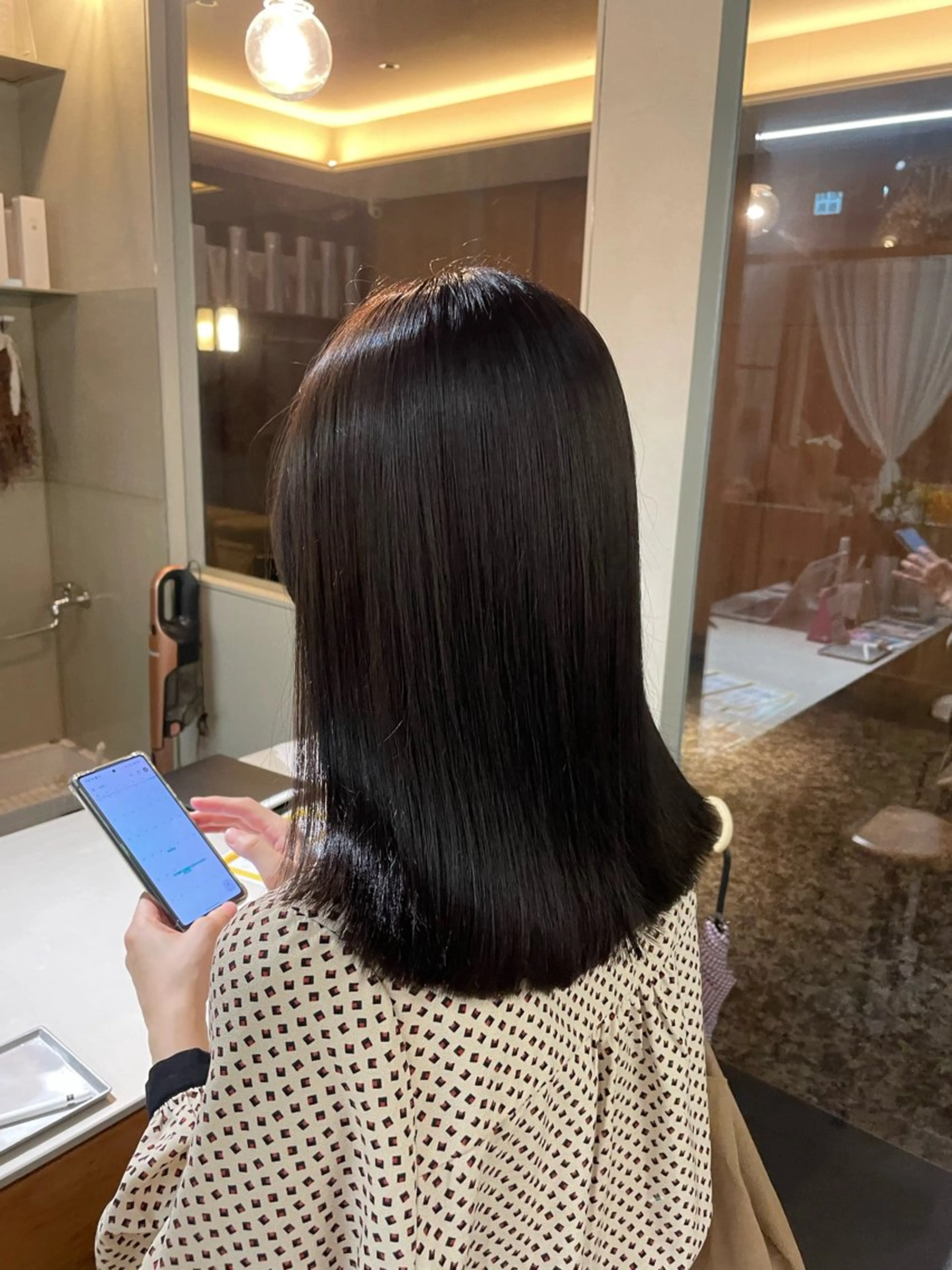 カラー ヘアカラー トリートメント 🪷花屋併設🪷 山下悠月のヘアスタイル
