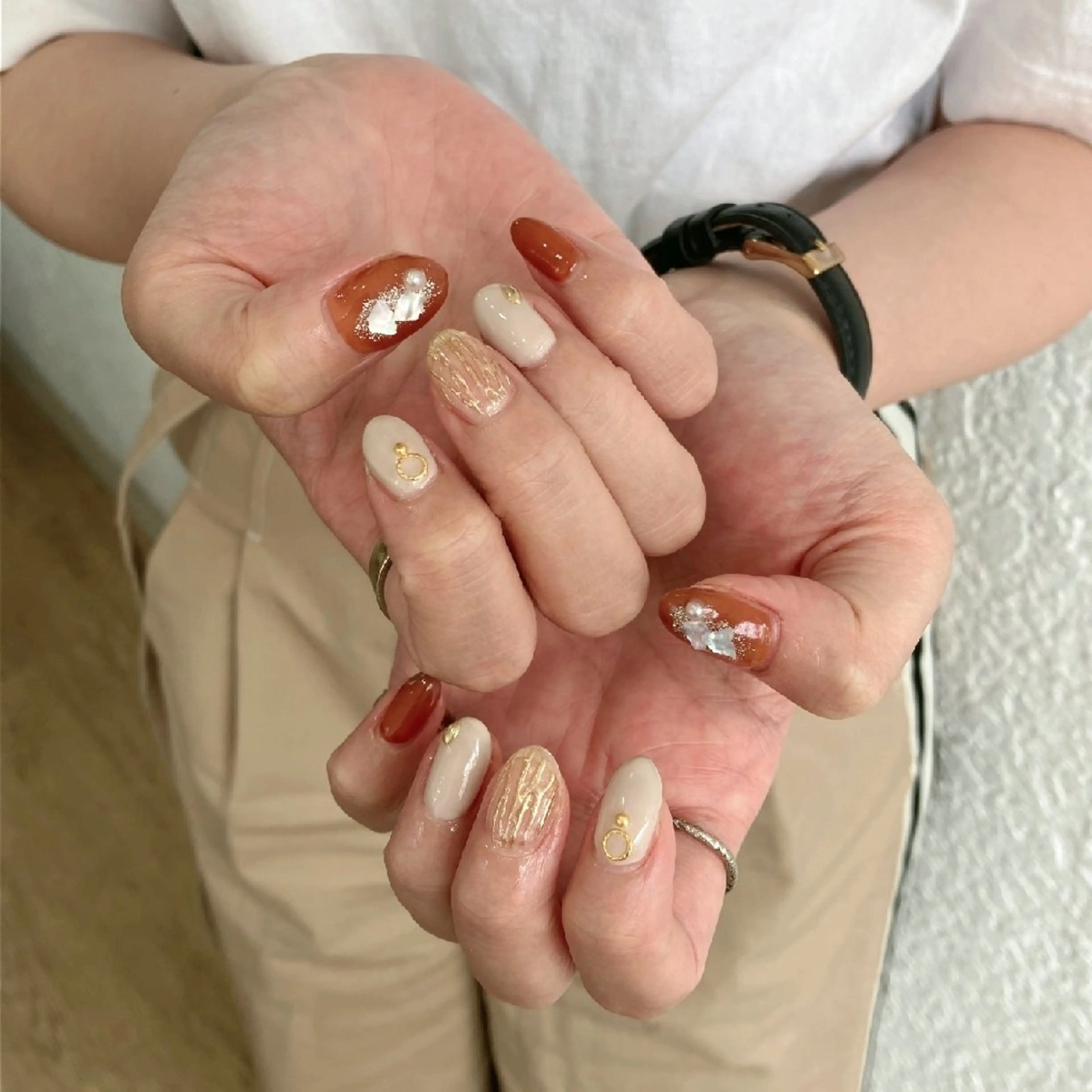 ネイル ミラーネイル ハンドネイル felicita服部店所属・felicita fumi♡のネイルデザイン