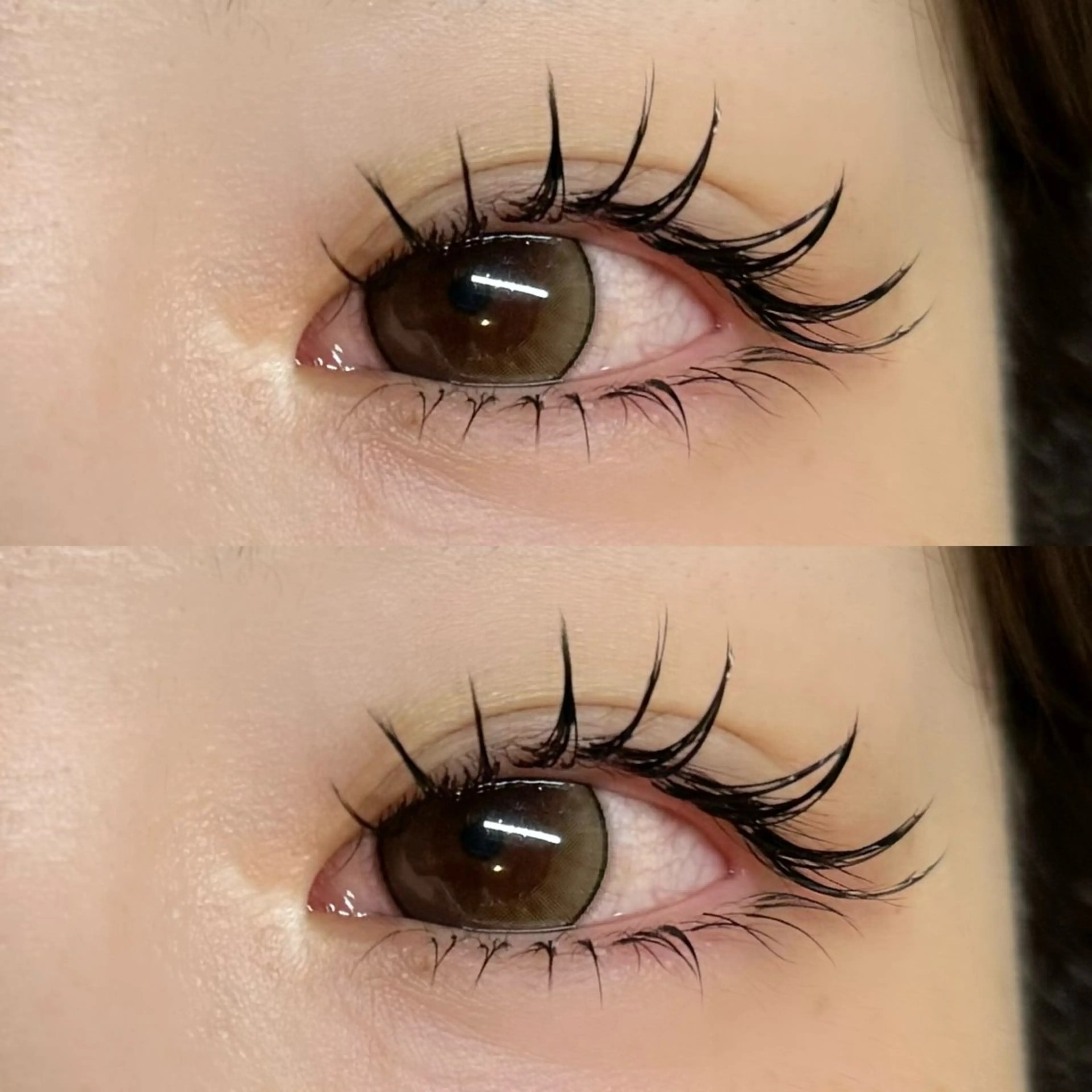 マツエク・マツパ 束感まつ毛 セーブル 下まつげエクステ scarlet asahiのマツエク・マツパデザイン