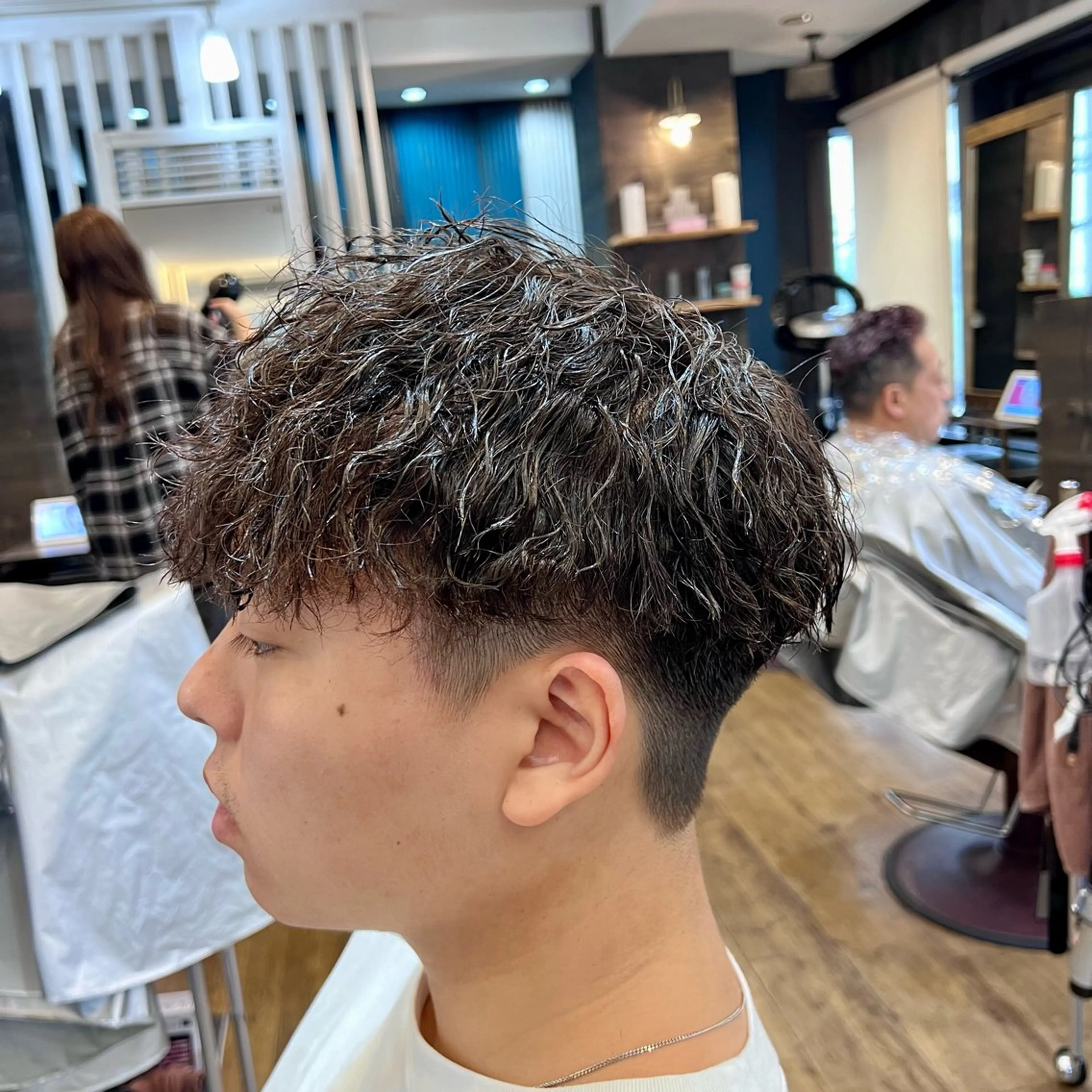 パーマ メンズ カット パーマ アグヘアーシータ所属・🤩メンズカット/ パーマ山本🤩のヘアスタイル