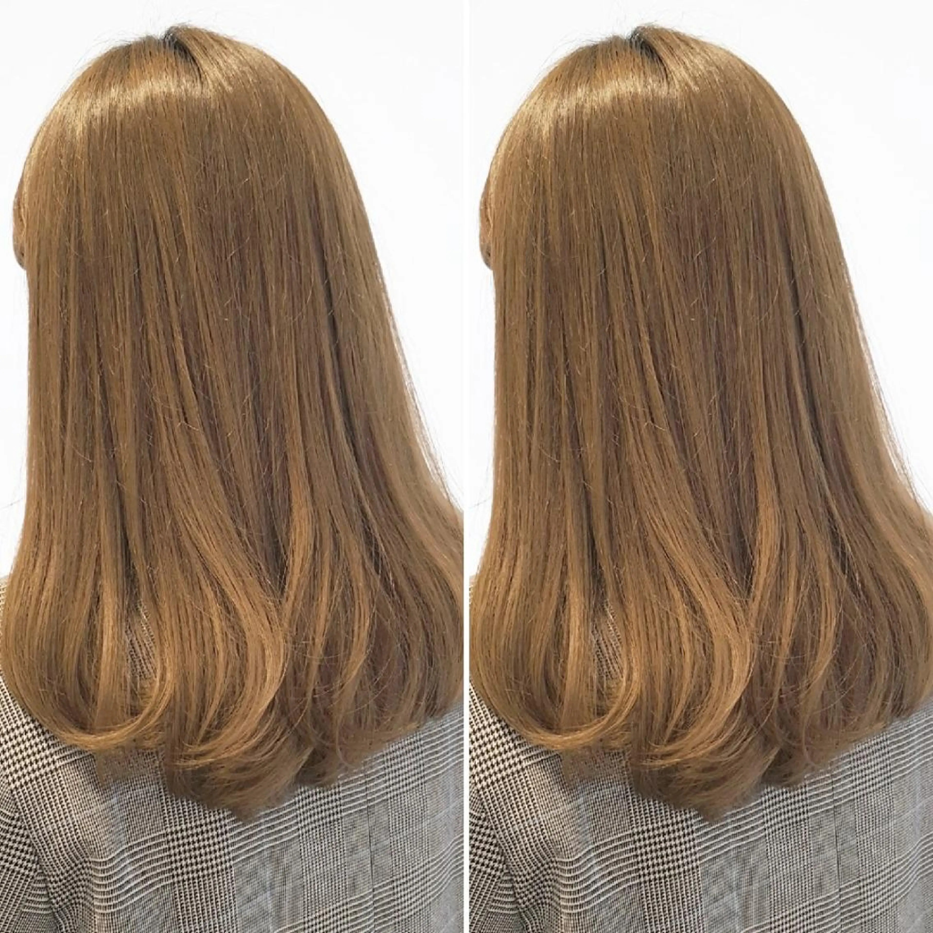 セミロング カラー ヘアカラー トリートメント 美髪⭐︎髪質改善 井上　康司のヘアスタイル