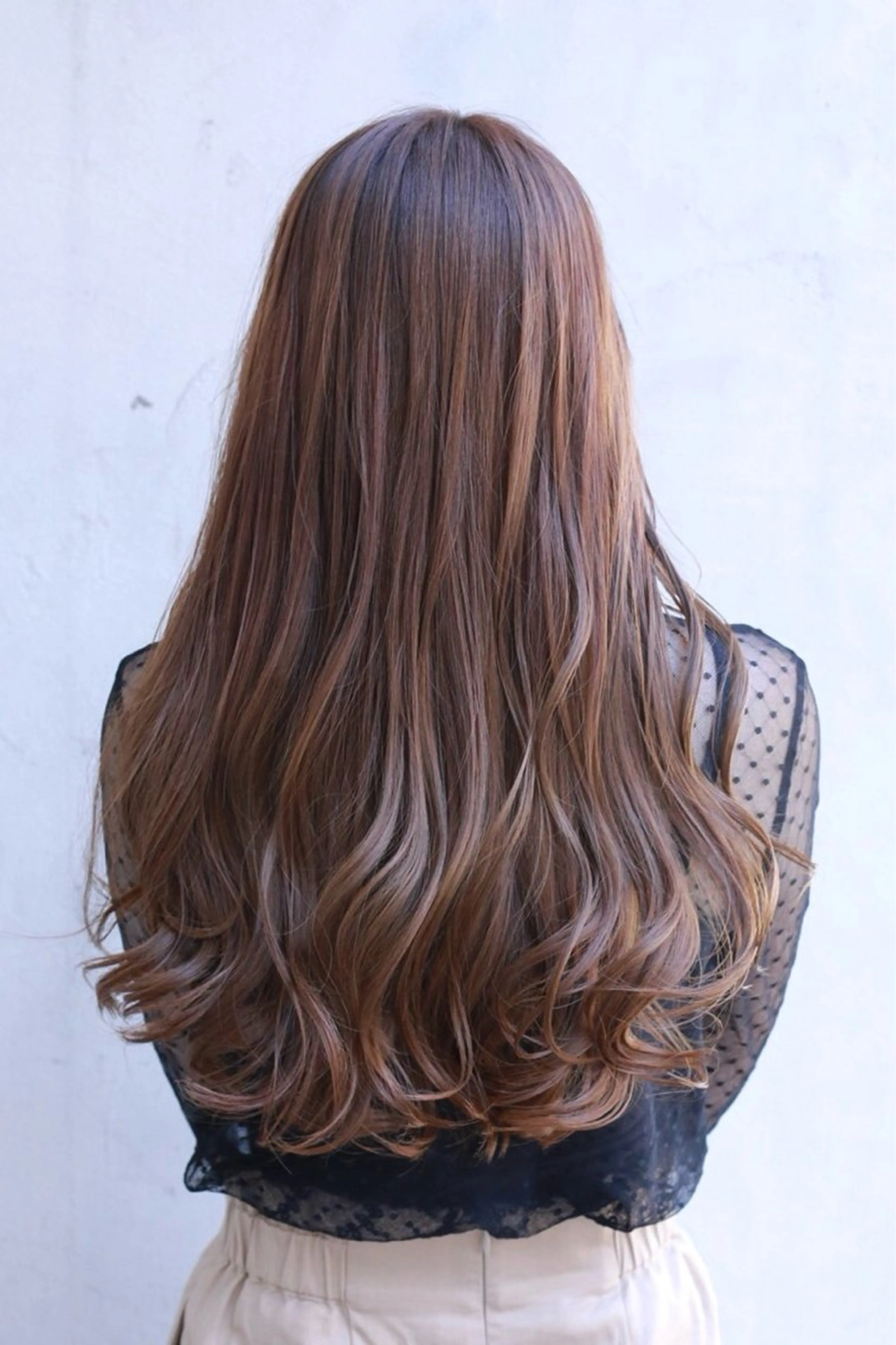 ミディアム カラー ヘアアレンジ 谷 あやこのヘアスタイル