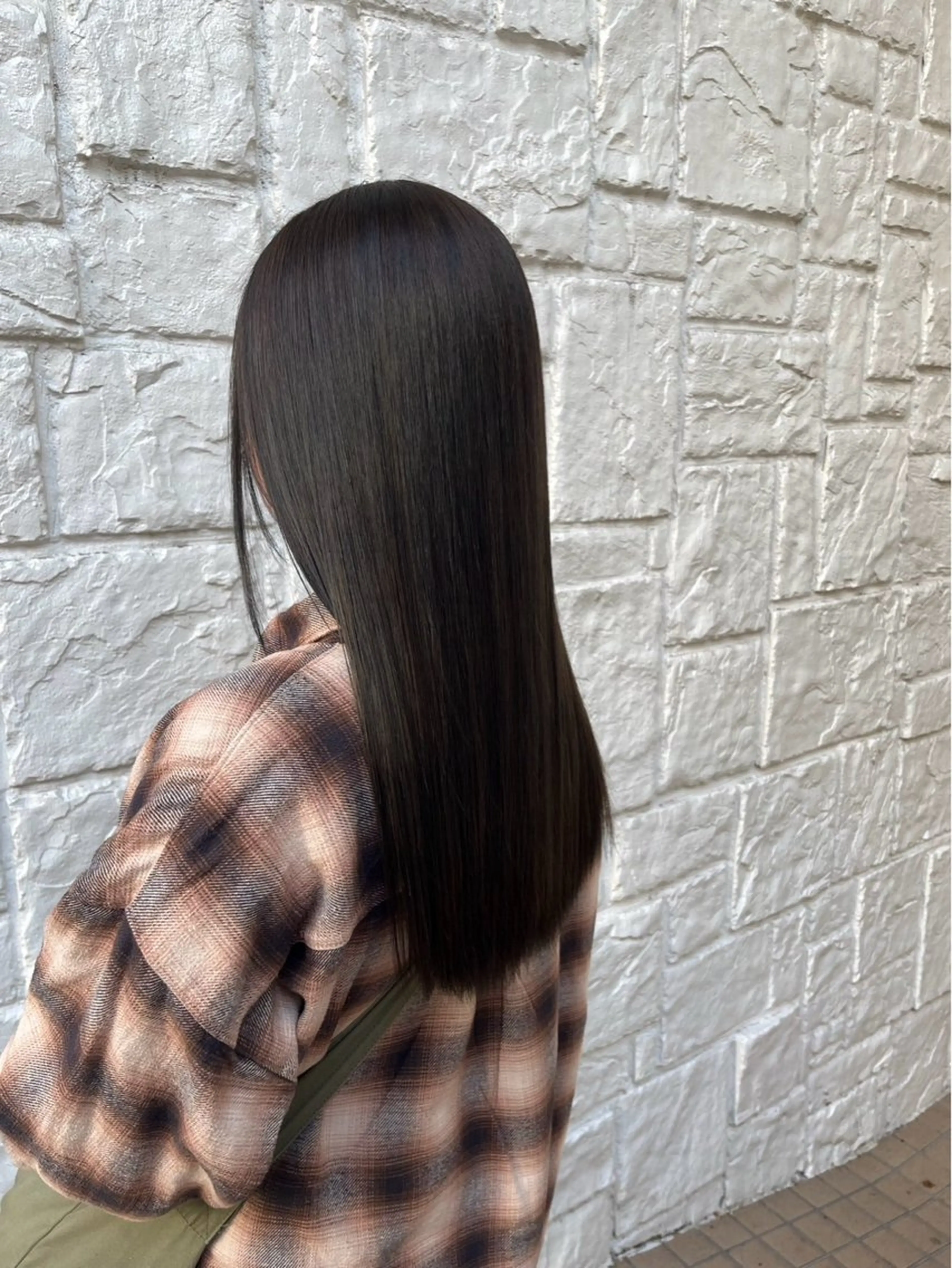 ロング カラー ゆあ♡ 髪質改善×美髪矯正のヘアスタイル