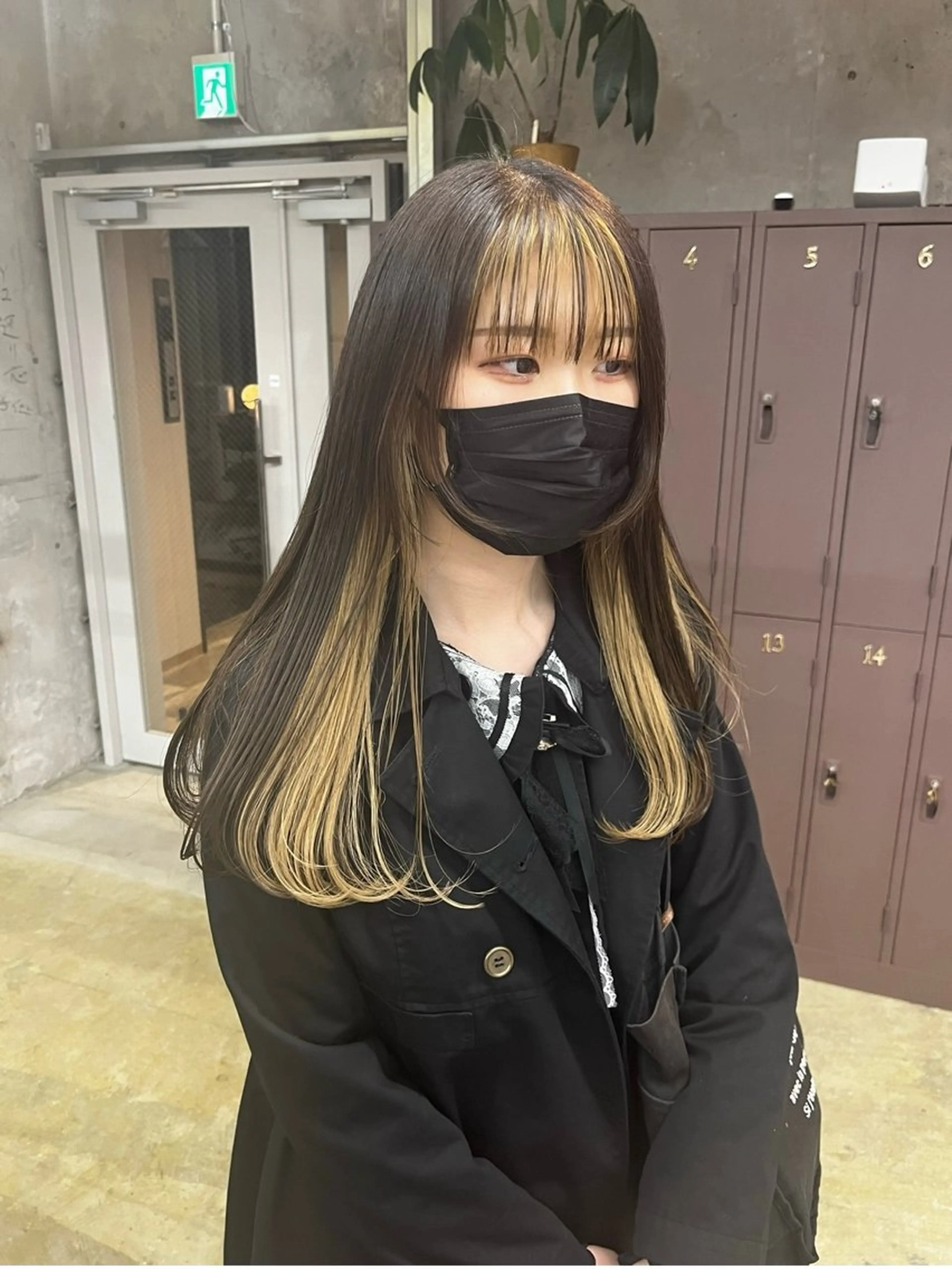 ロング カラー ナガノリノ /ボブ/ ベージュ/暖色のヘアスタイル