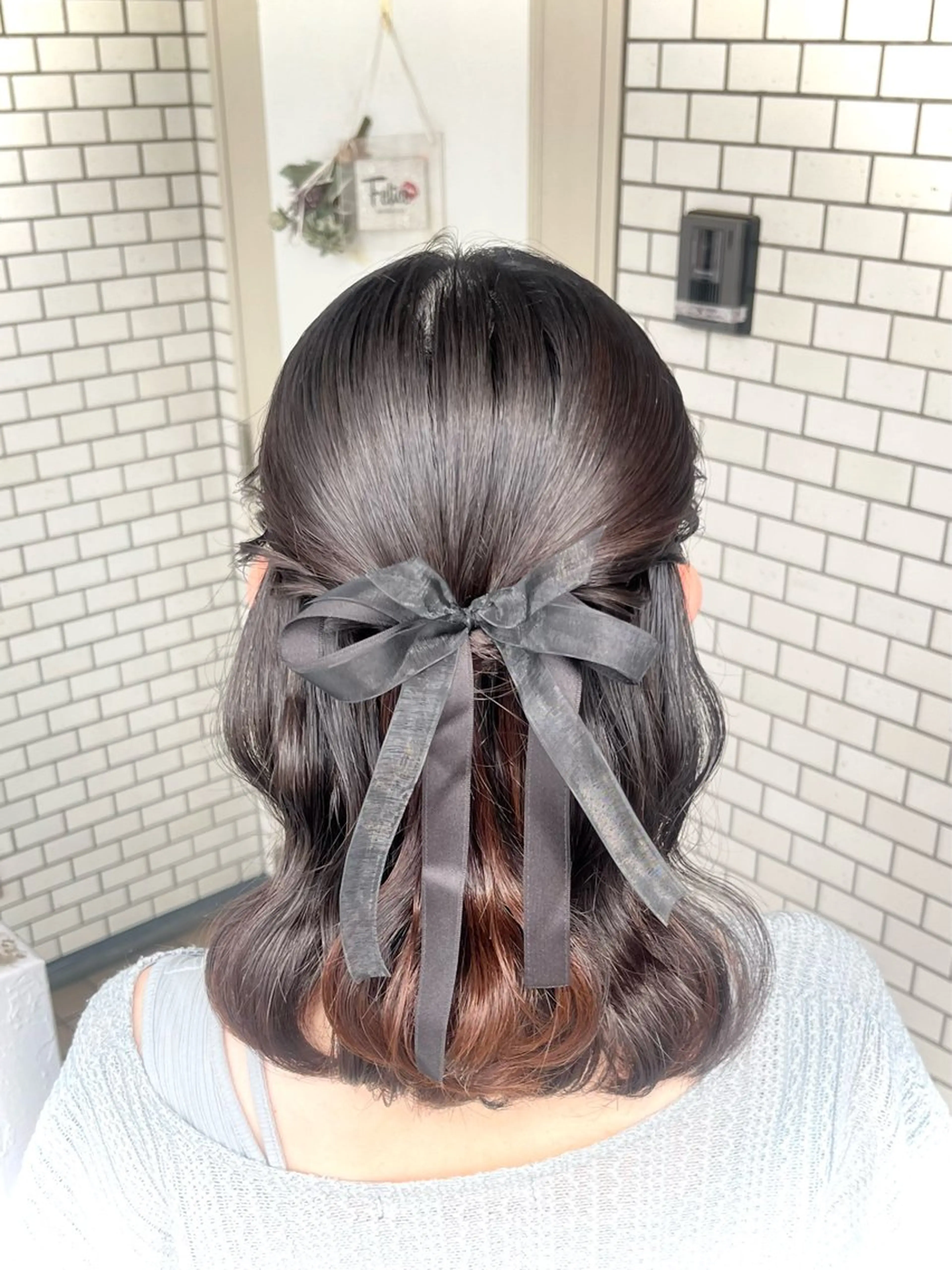 ヘアアレンジ ハーフアップ 結婚式・ブライダル デート 髪飾り ヘアセット 参列 ✽ 推し活ヘア 💕ゆり🐈🐾のヘアスタイル
