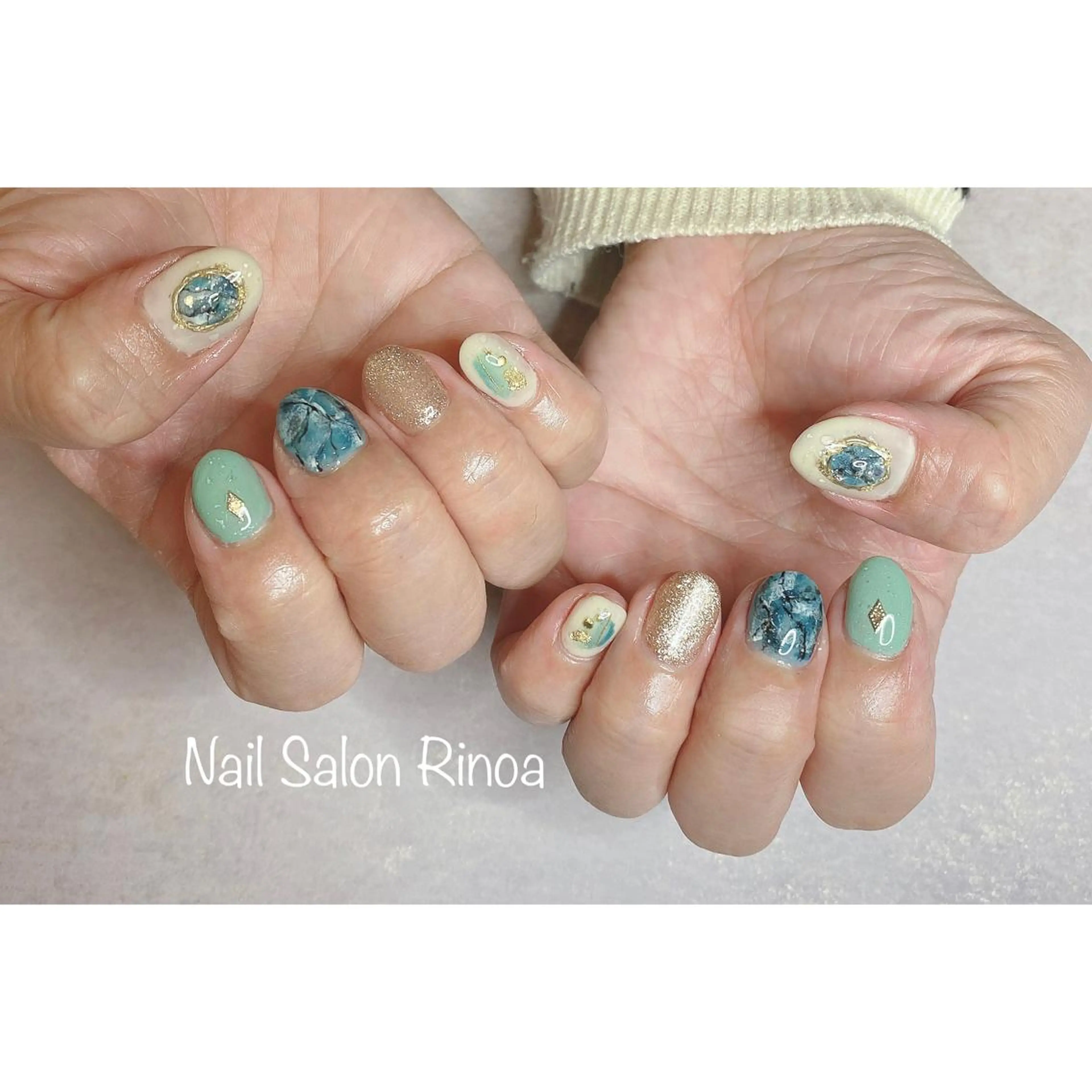 ネイル ハンドネイル フットネイル Nail Salon Rinoaのネイルデザイン