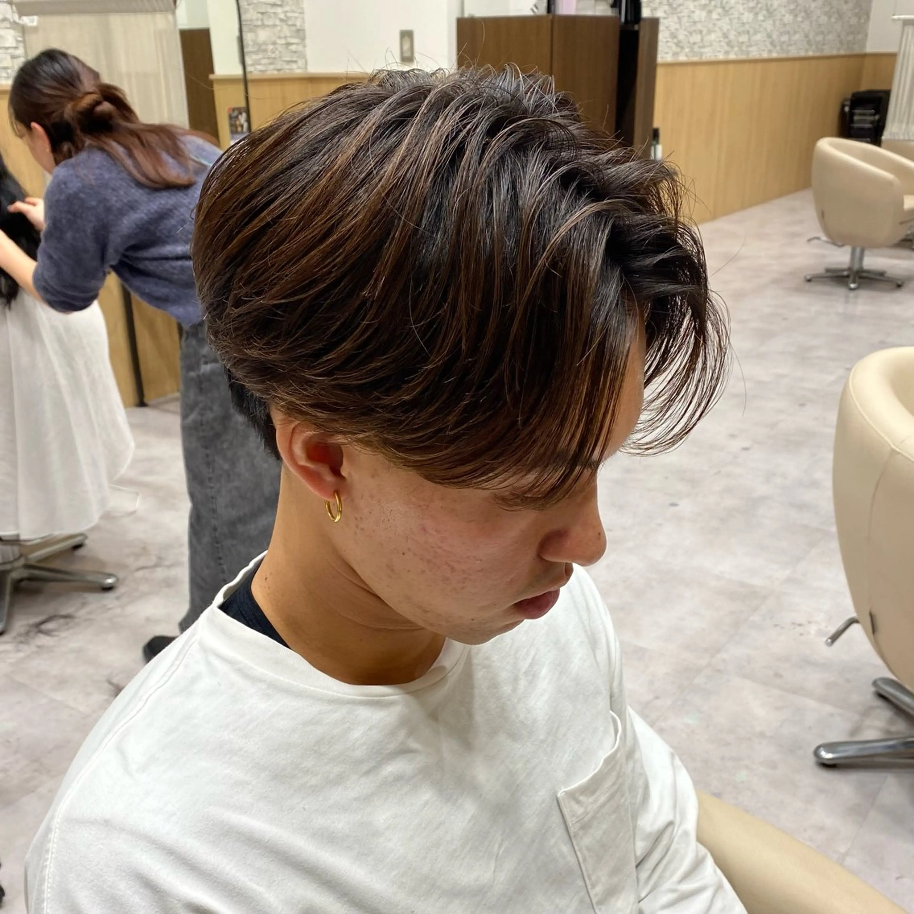 ショート パーマ メンズ UNIX所属・《無料施術》/ メンズパーマ/村上翼のヘアスタイル