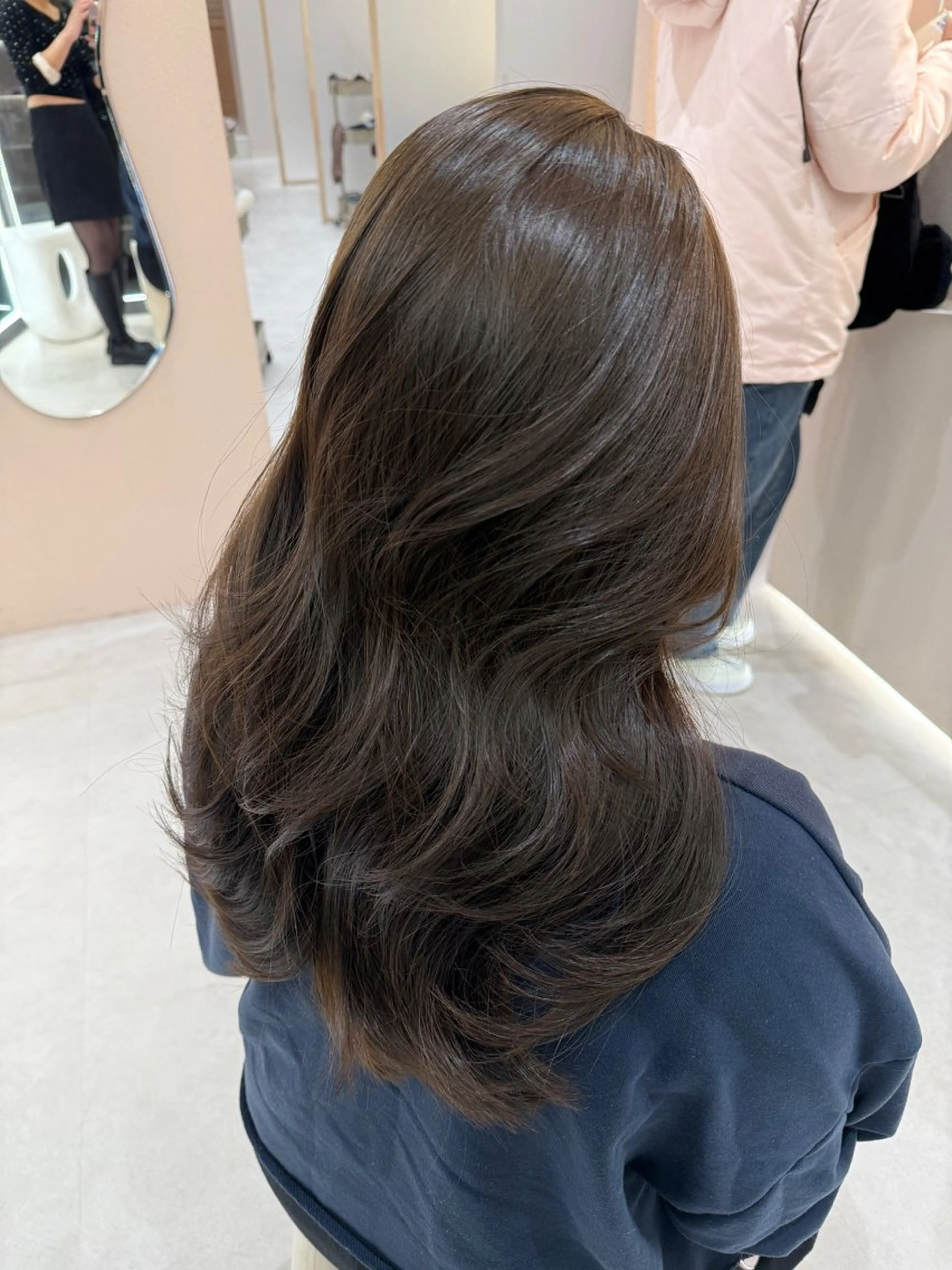 ロング カラー カット ヘアカラー トリートメント 🫧赤み消しカラー nanami🫧のヘアスタイル