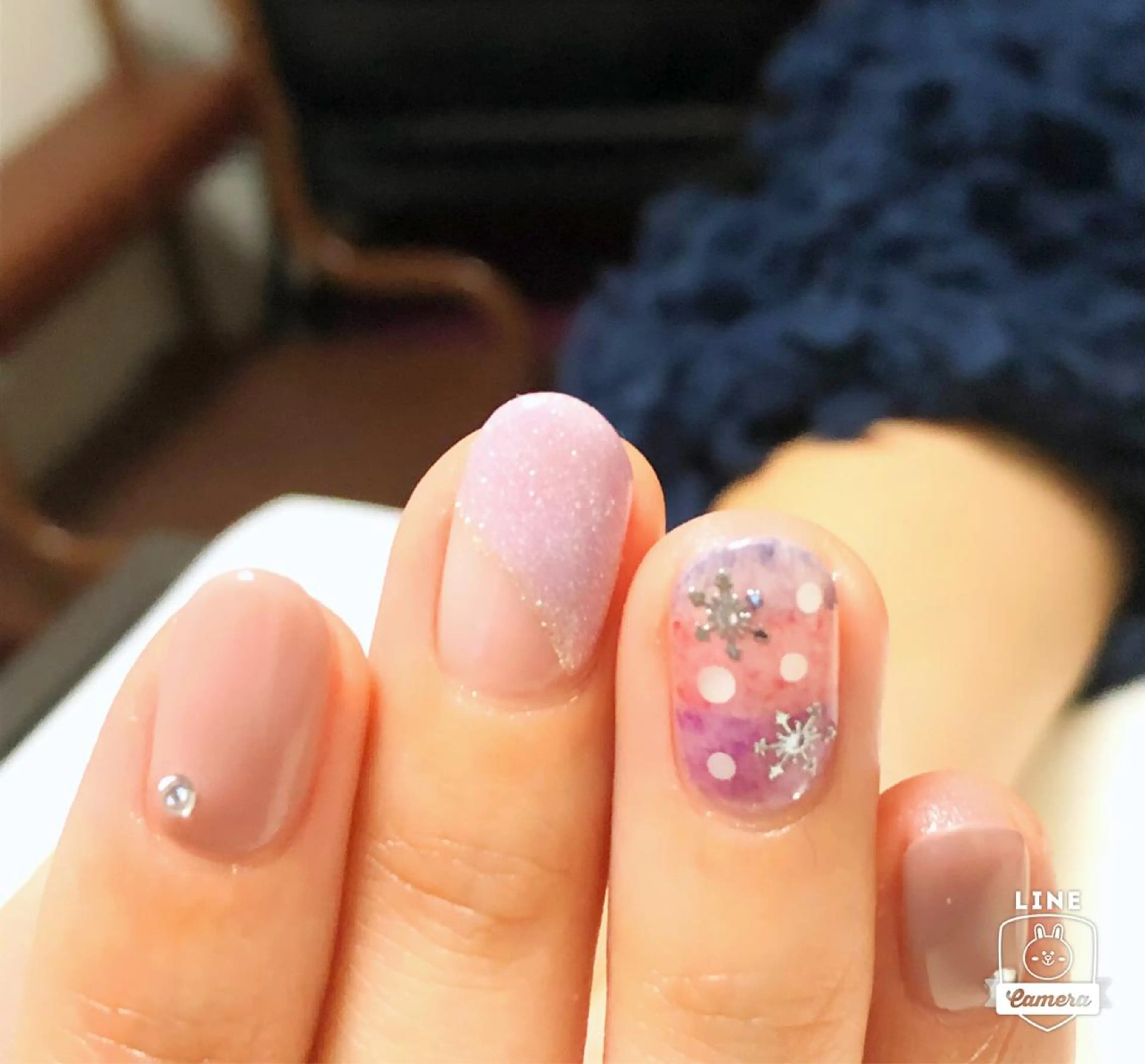 ネイル ボーダー ネイルサロン ティンタ所属・馬場 典子のネイルデザイン