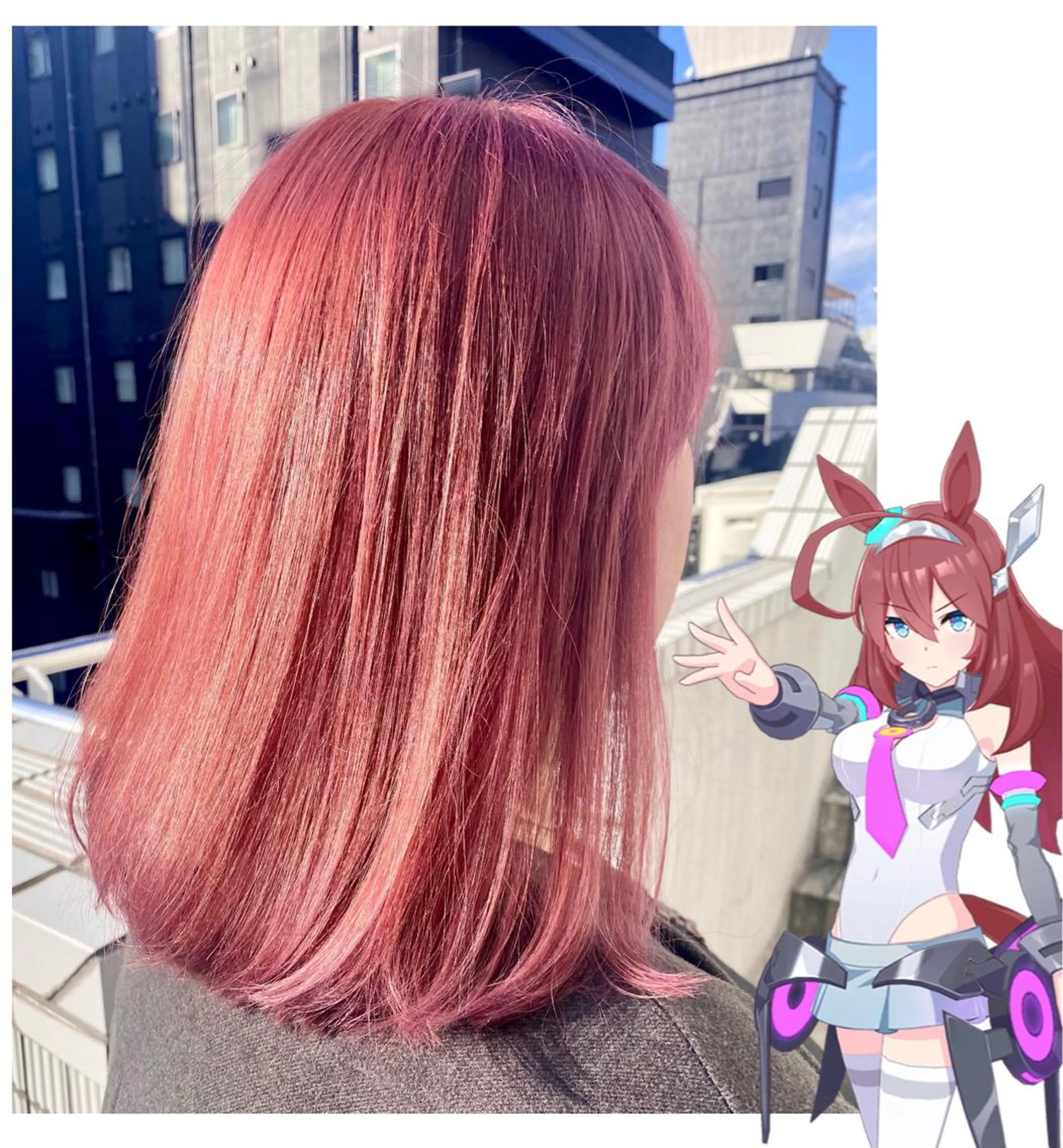 ミディアム カラー ブラウンカラー GARU-ガル-所属・TSUNO🦖 派手髪/オタク美容師のヘアスタイル