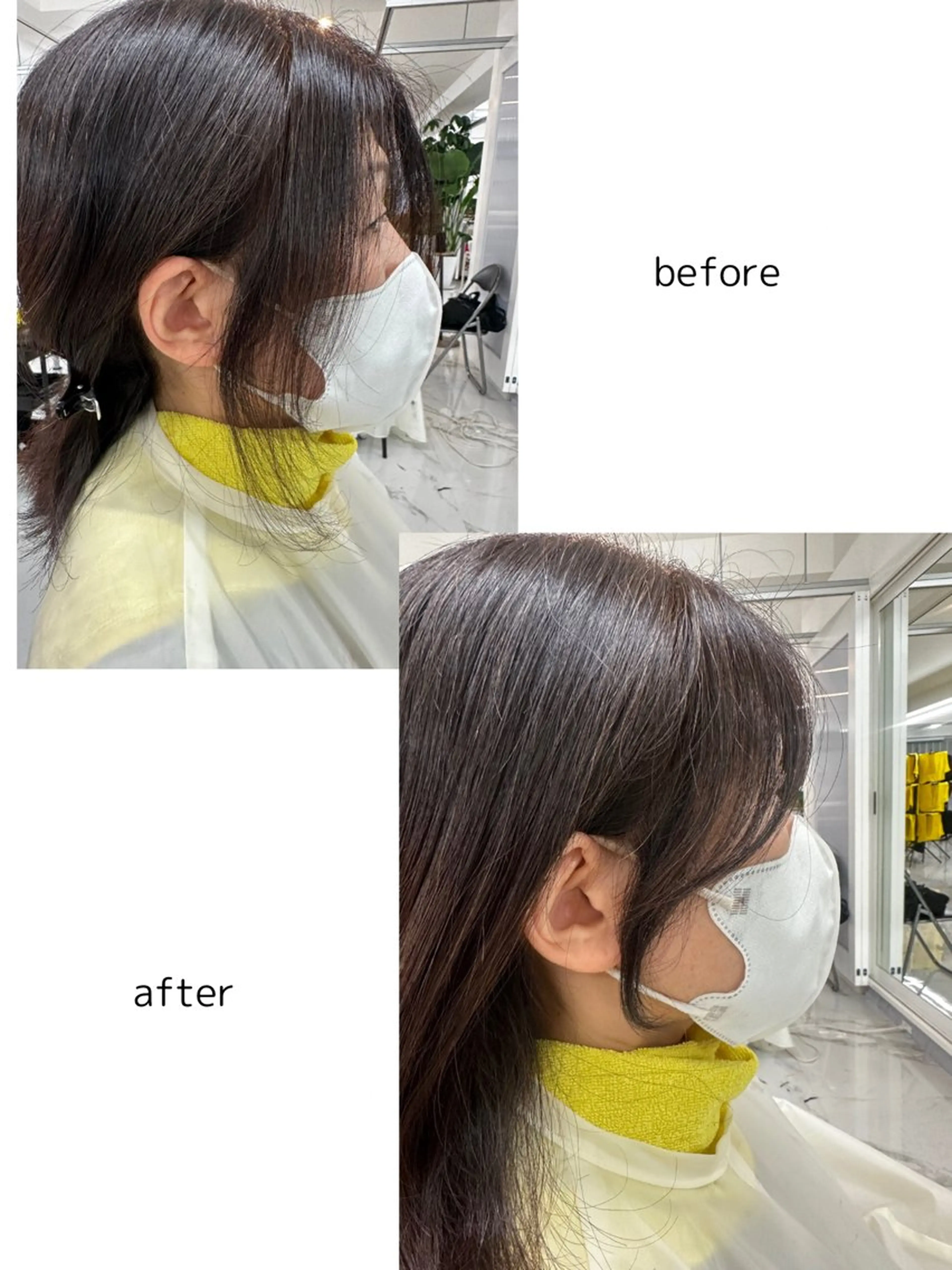 ロング むっち〜/ケアカラー /似合わせcutのヘアスタイル