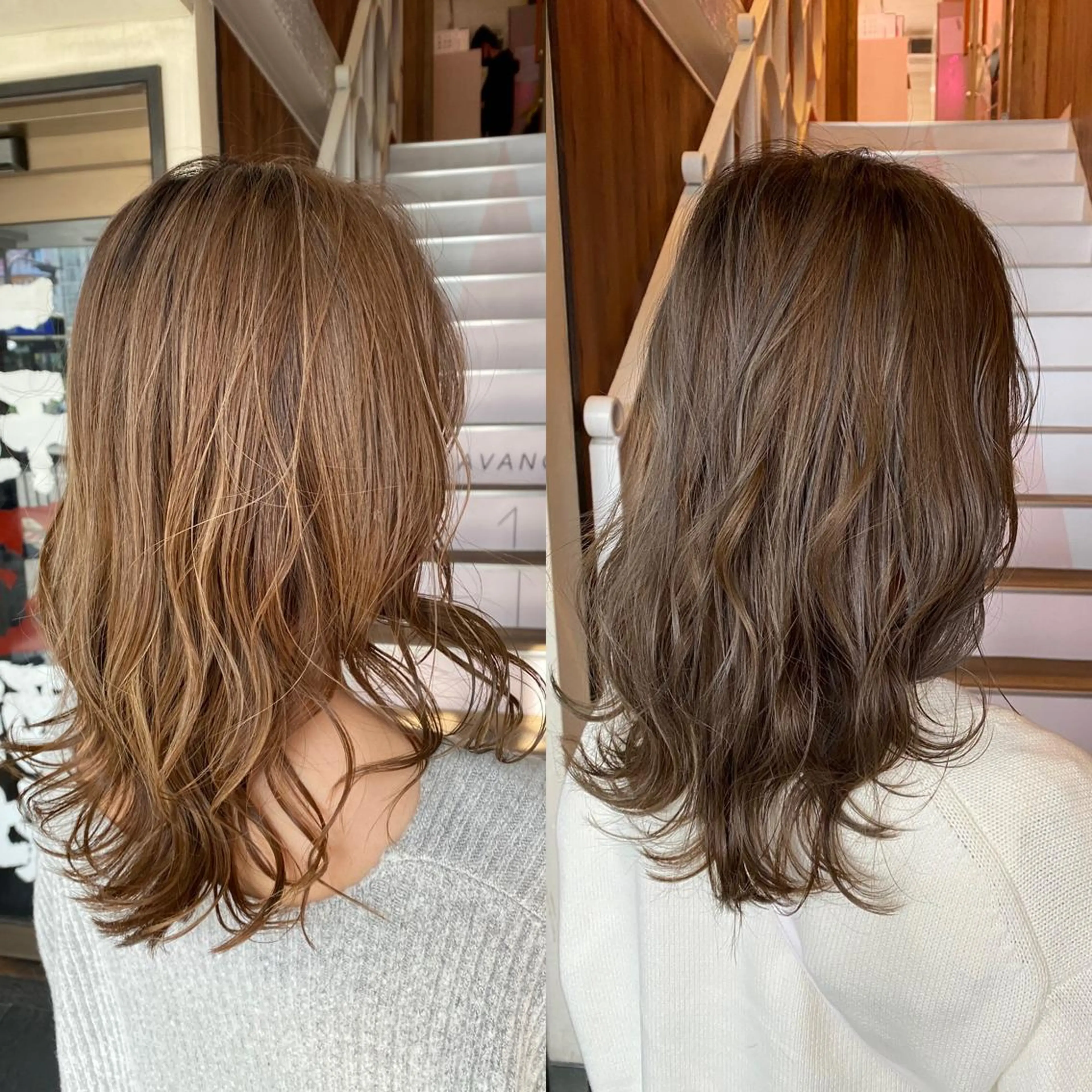ミディアム カラー パーマ ヘアアレンジ ネイル マツエク・マツパ アイブロウ 透明感カラー ハイライトカラー 眉カラー ハイライト カット ヘアカラー トリートメント 暗髪透明感カラー/ インナー/小島良太のヘアスタイル