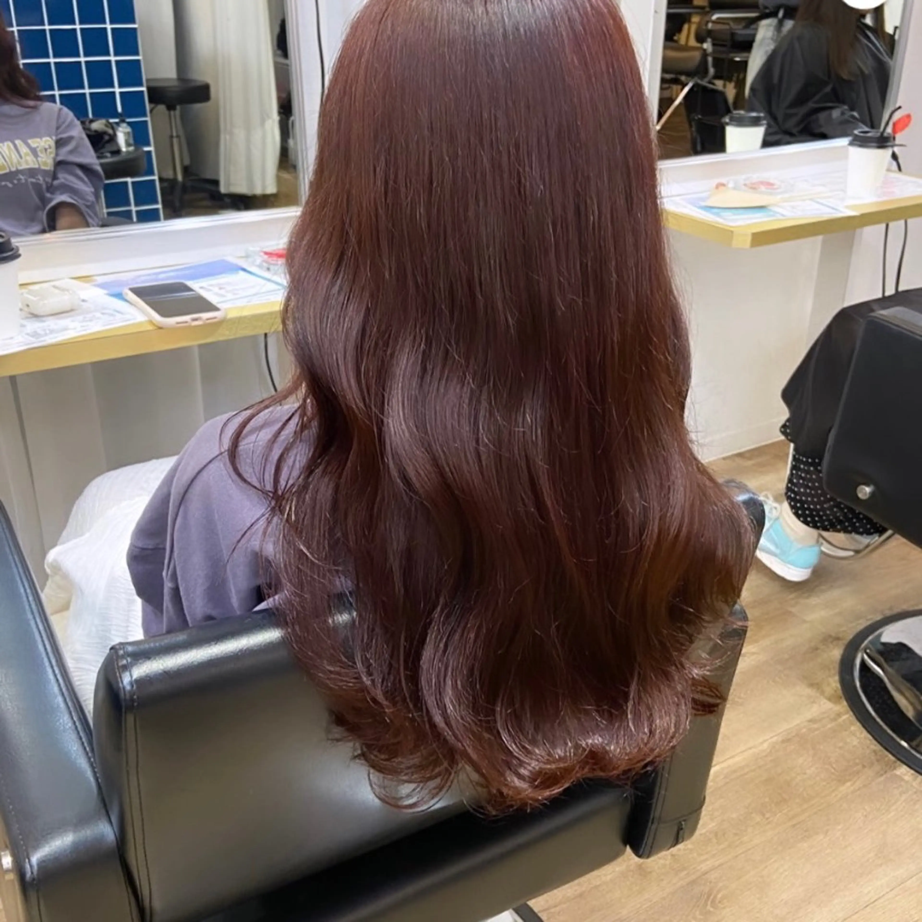 セミロング カラー mai 🎀 エクステモデル募集のヘアスタイル