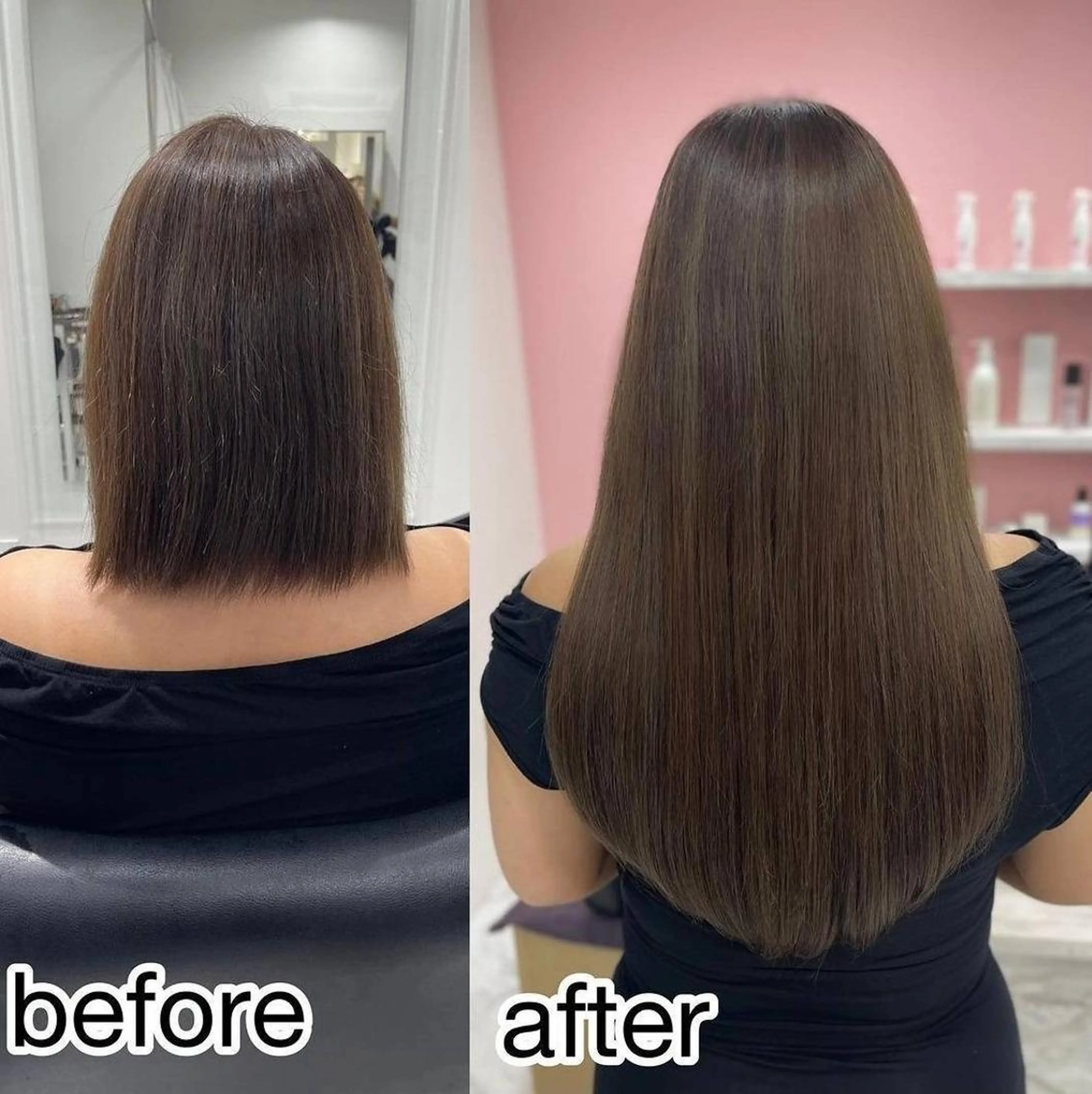 ミディアム エクステ BIZEのヘアスタイル