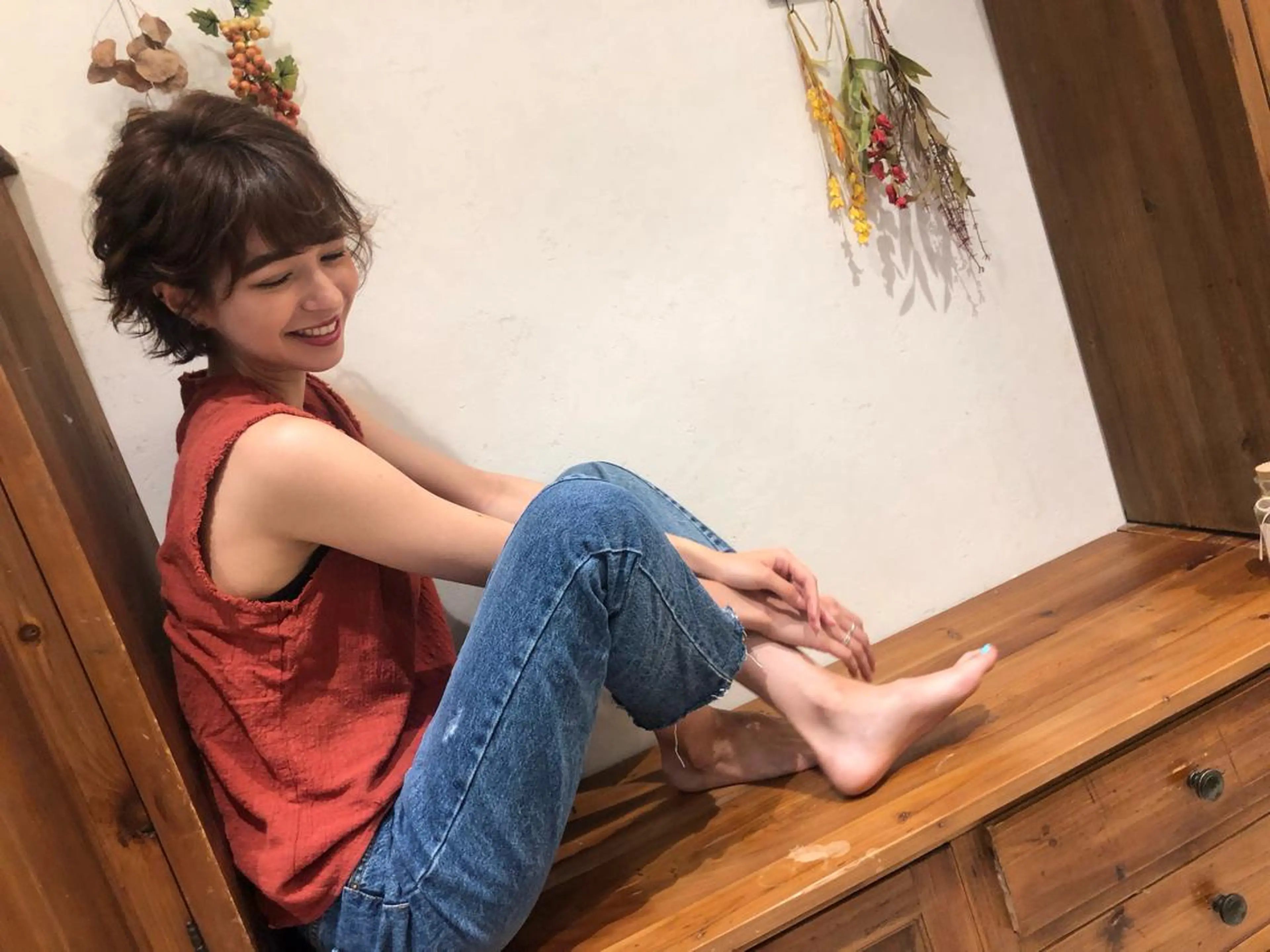 ショート ヘアアレンジ ヘアセット 似合わせ.ﾍｱｾｯﾄ 得意🌹井上美沙のヘアスタイル