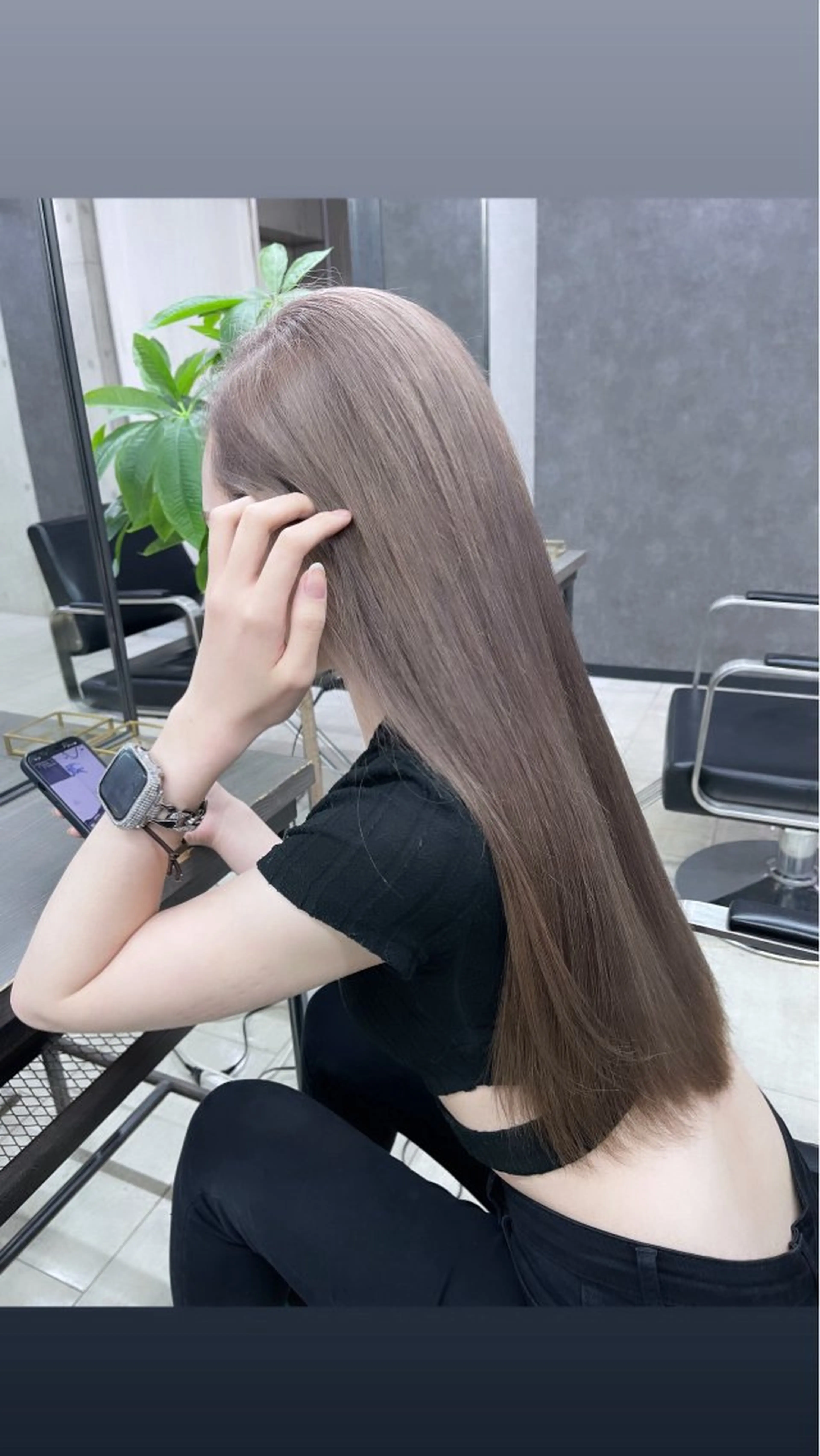 ロング ヘアカラー Kvell&Co. YUSUKEのヘアスタイル