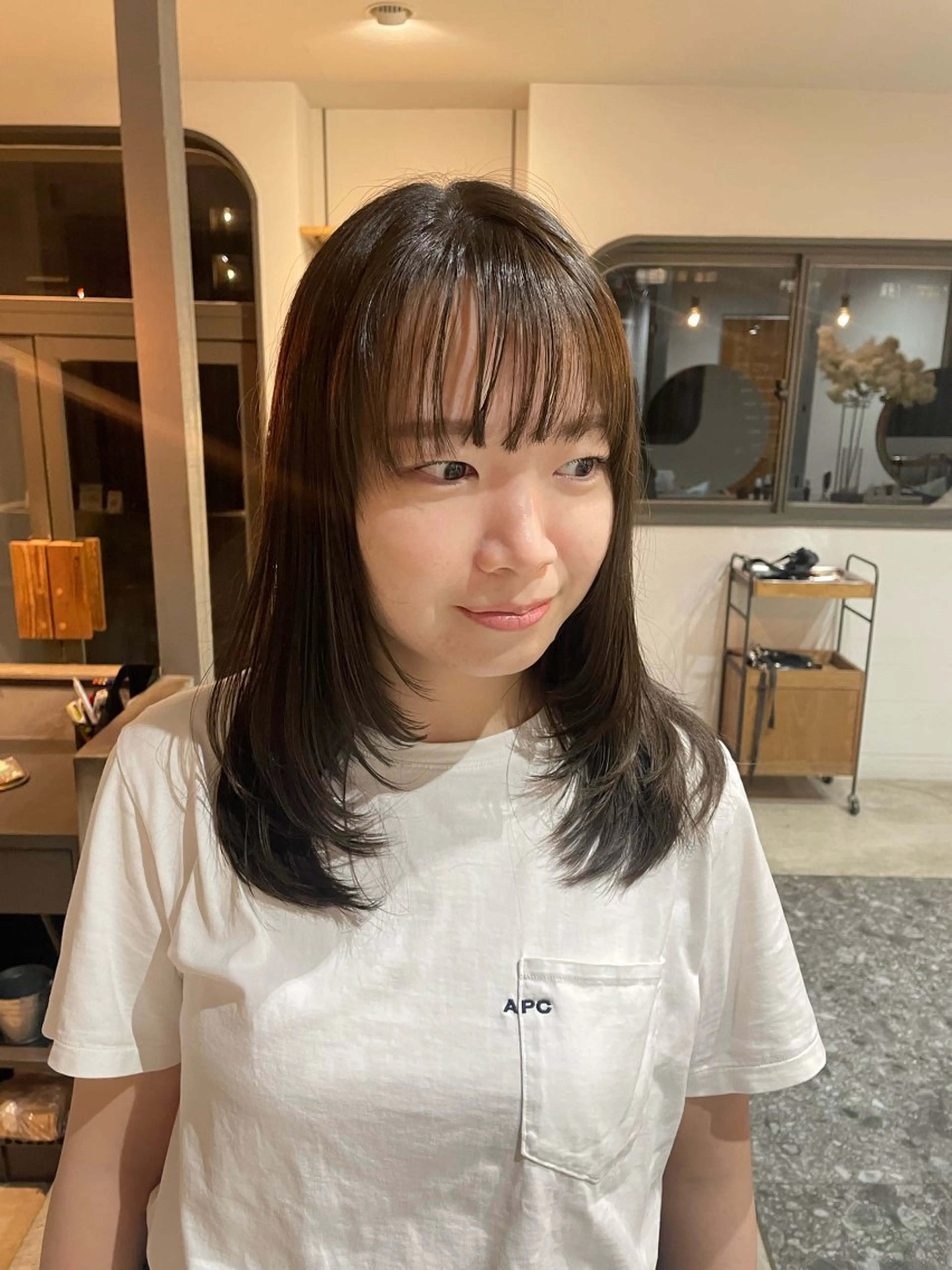 ロング カット ヘアカラー soi 小島陽香のヘアスタイル
