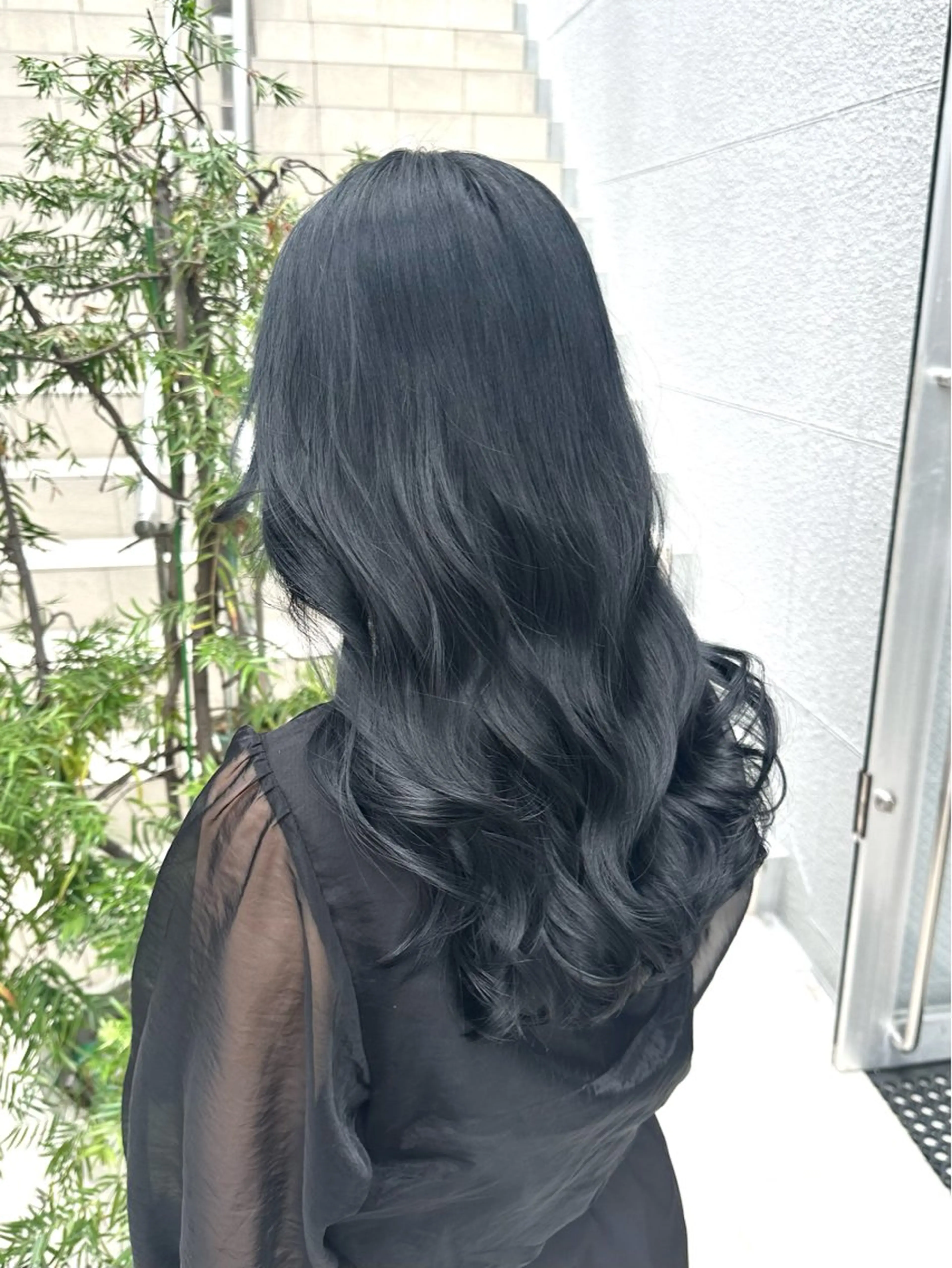 ミディアム ヘアカラー ササキ カズマのヘアスタイル