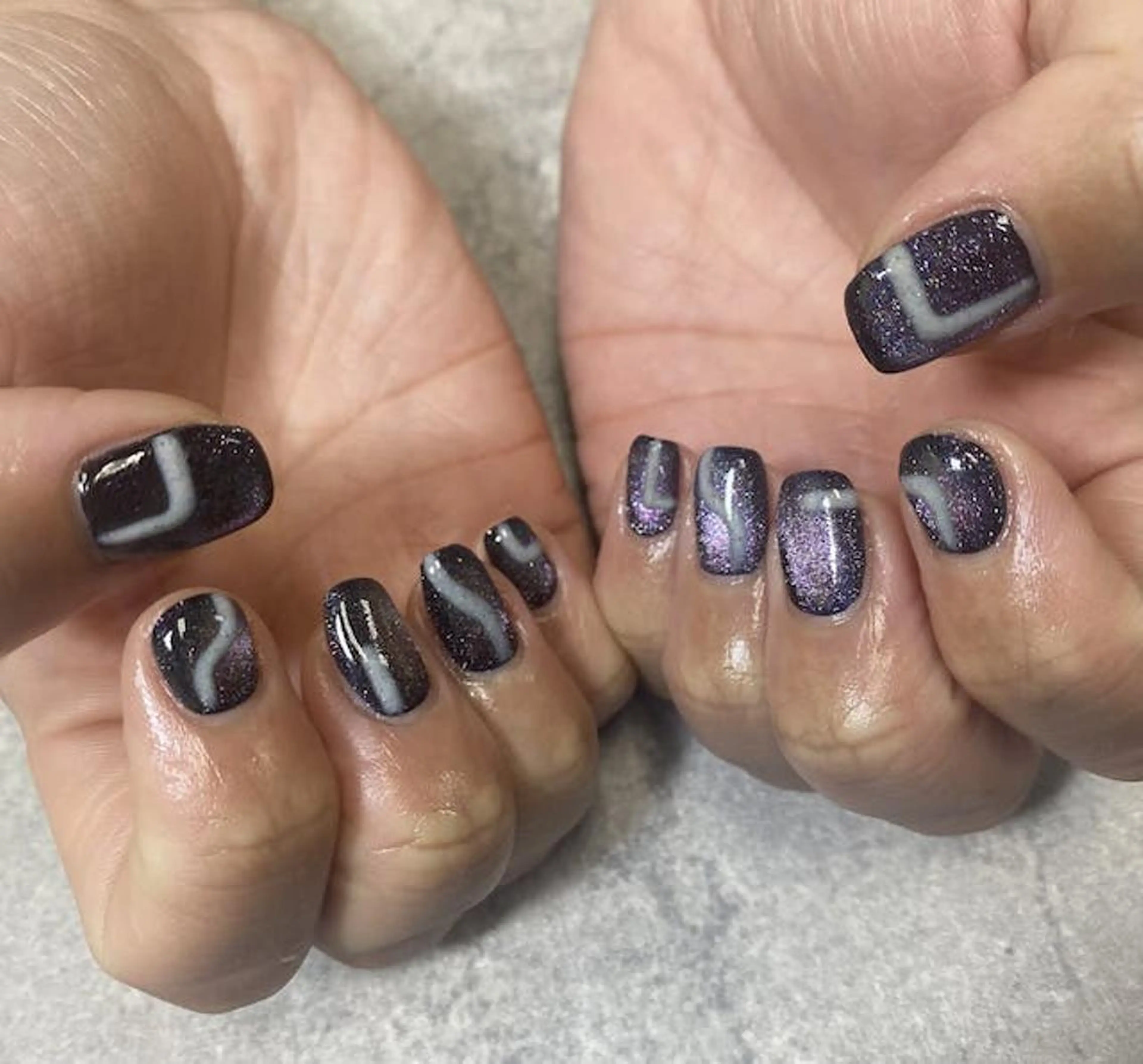 ネイル フットネイル フレンチネイル ジェルネイル ガラスフレンチ グラデーション ハンドネイル ハンドケア FASTNAIL PLUS 新宿店のネイルデザイン
