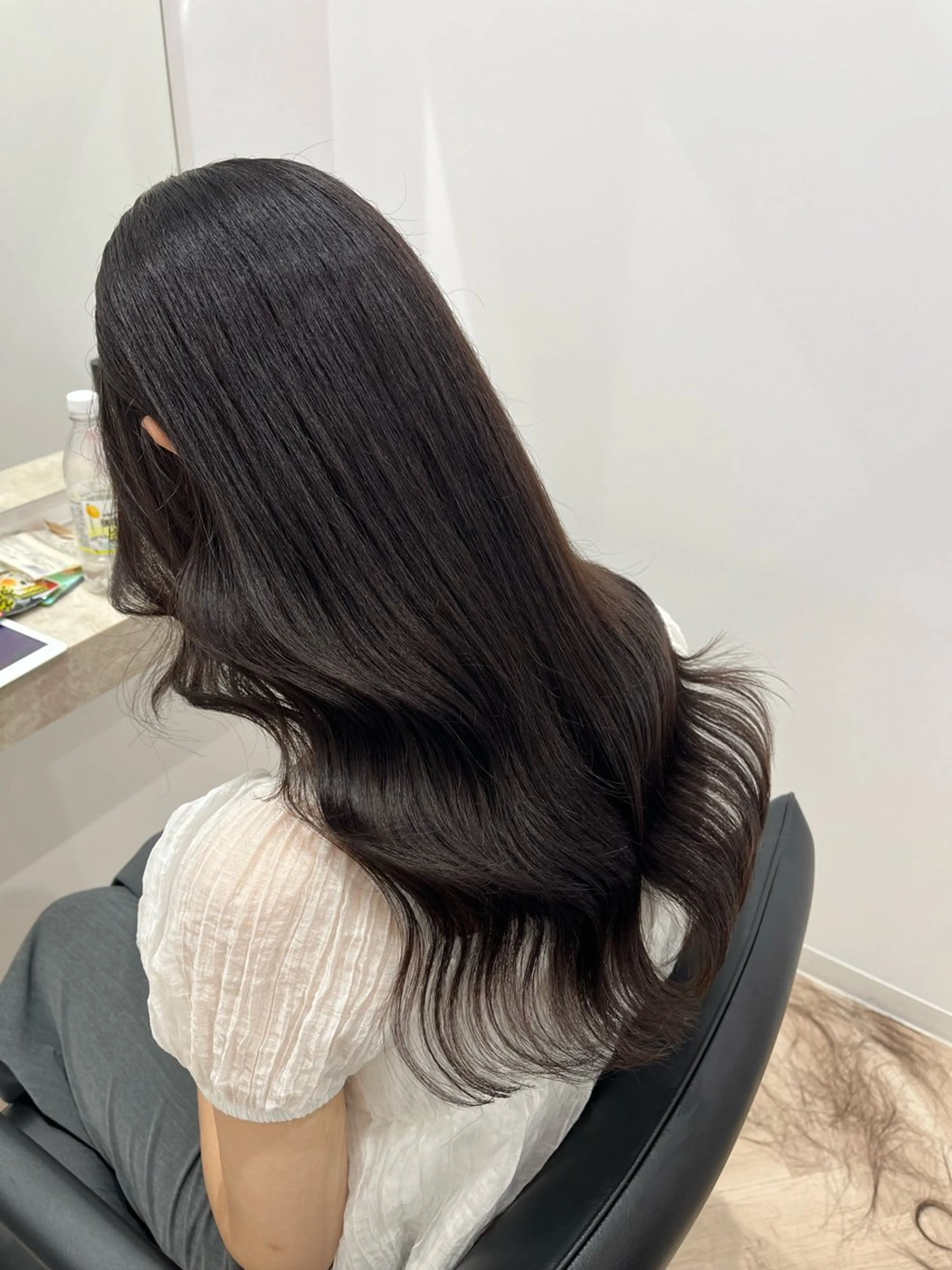 ロング カラー ブラウンカラー バイオレットカラー バイオレットブラウン カット ヘアカラー トリートメント 🫧ぷる艶カラー🫧 Yuubi🦩のヘアスタイル