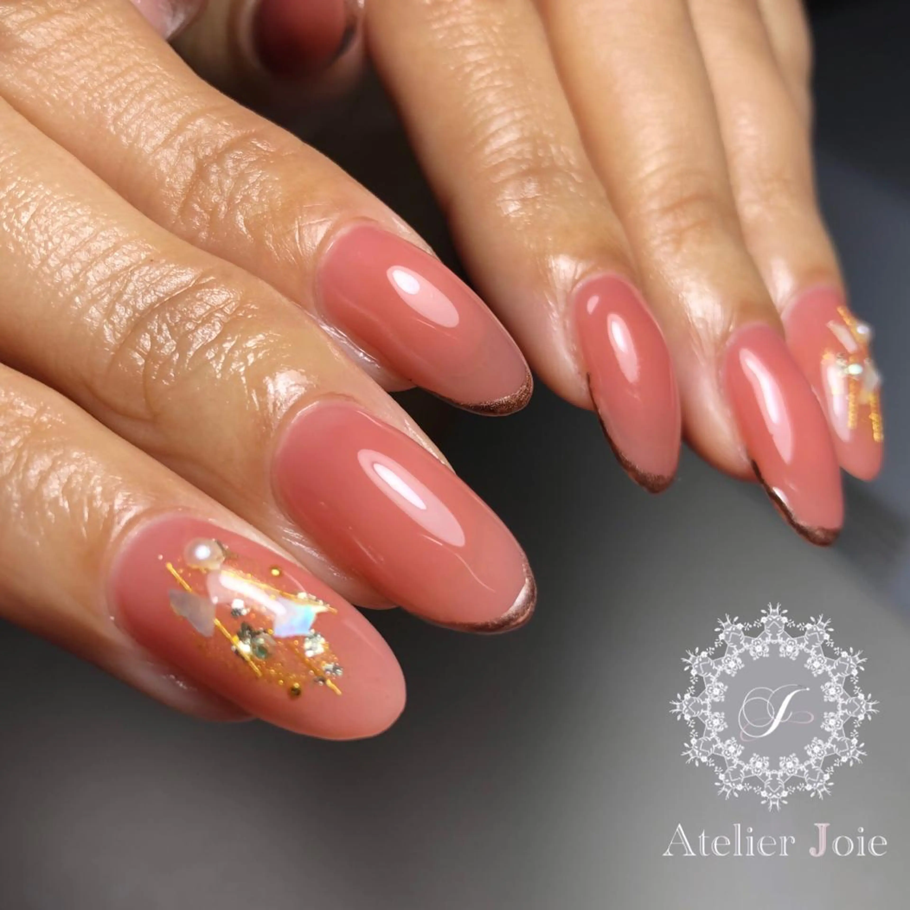ネイル アートネイル ジェルネイル Nail salon アトリエジョワ 金山のネイルデザイン