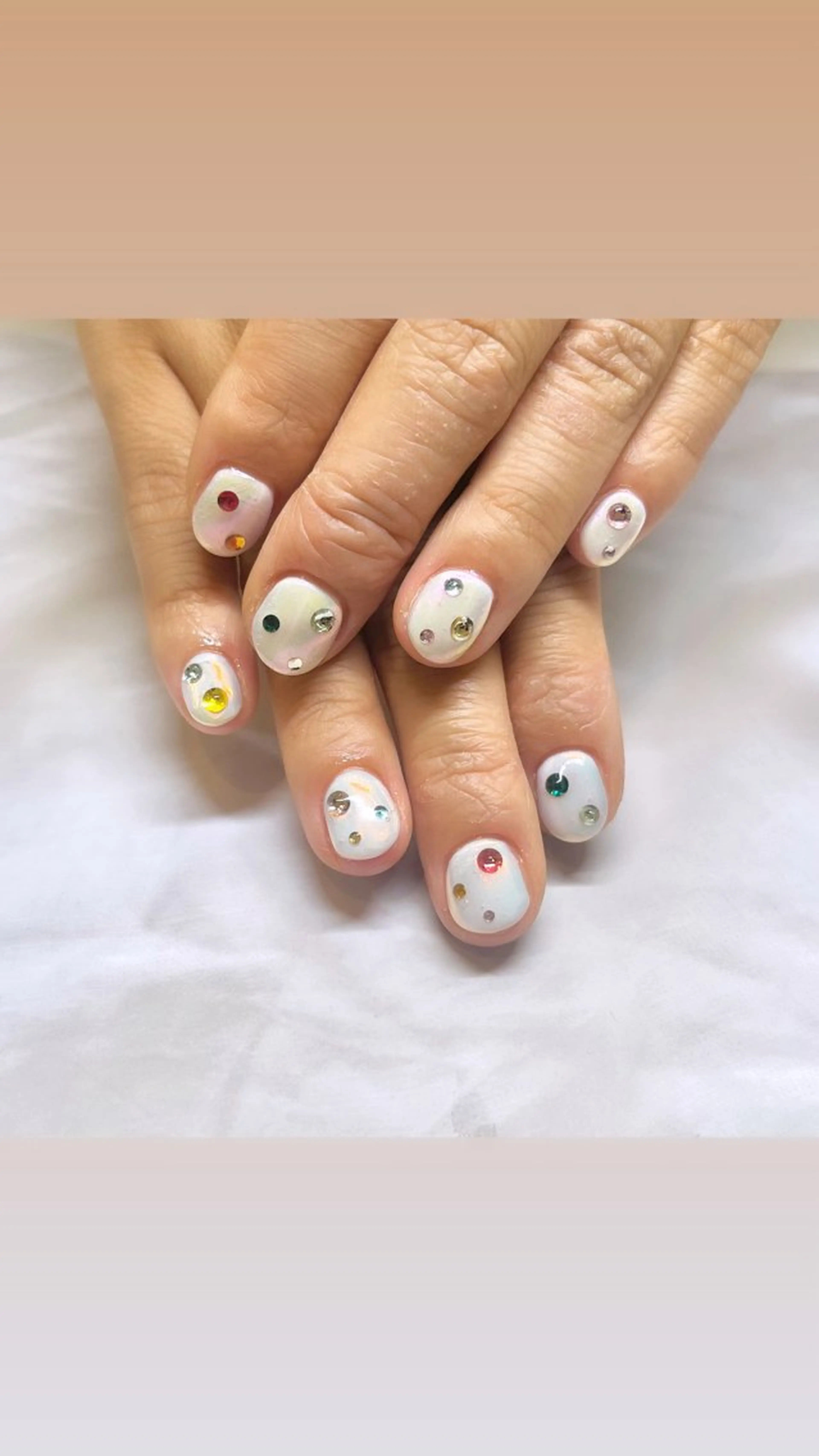 ネイル ミラーネイル ハンドネイル Bianca笹塚🩵 UMEHARAのマツエク・マツパデザイン