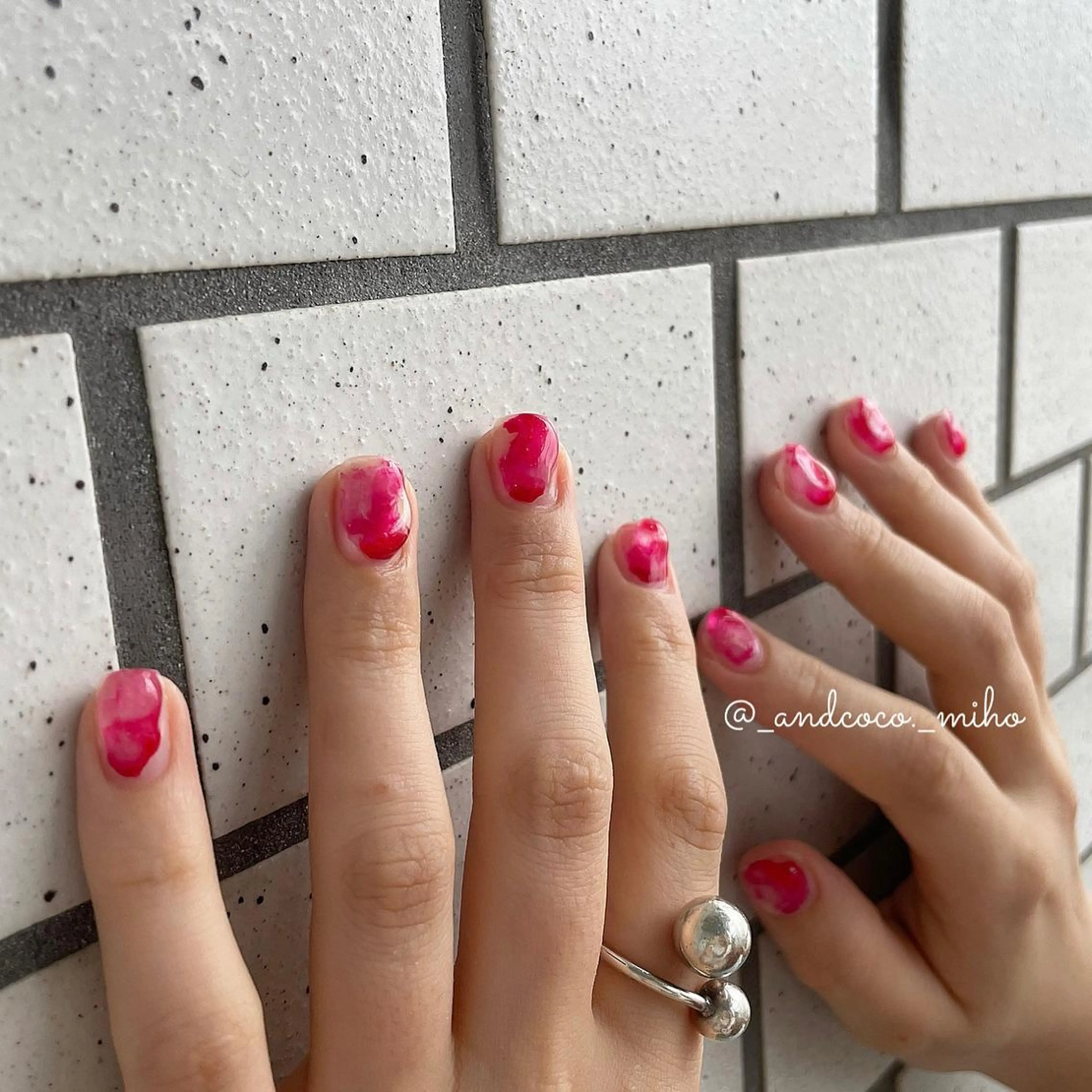 ネイル ハンドネイル And  & coco. eyelash & nail所属・Nailist〻 mihoのネイルデザイン