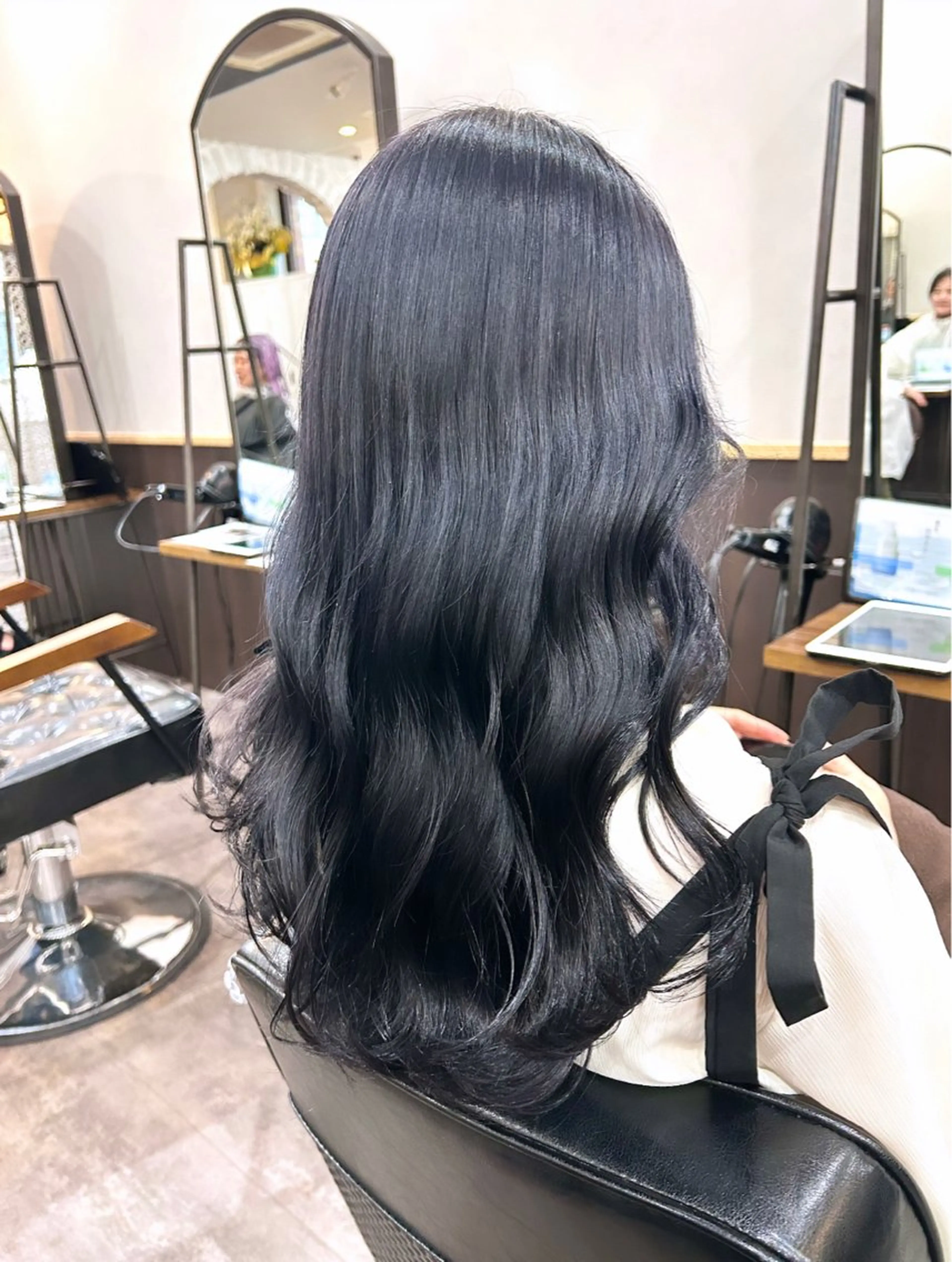 ロング カラー カット ヘアカラー トリートメント 🦄🩵YUNA 🩵🦄のヘアスタイル
