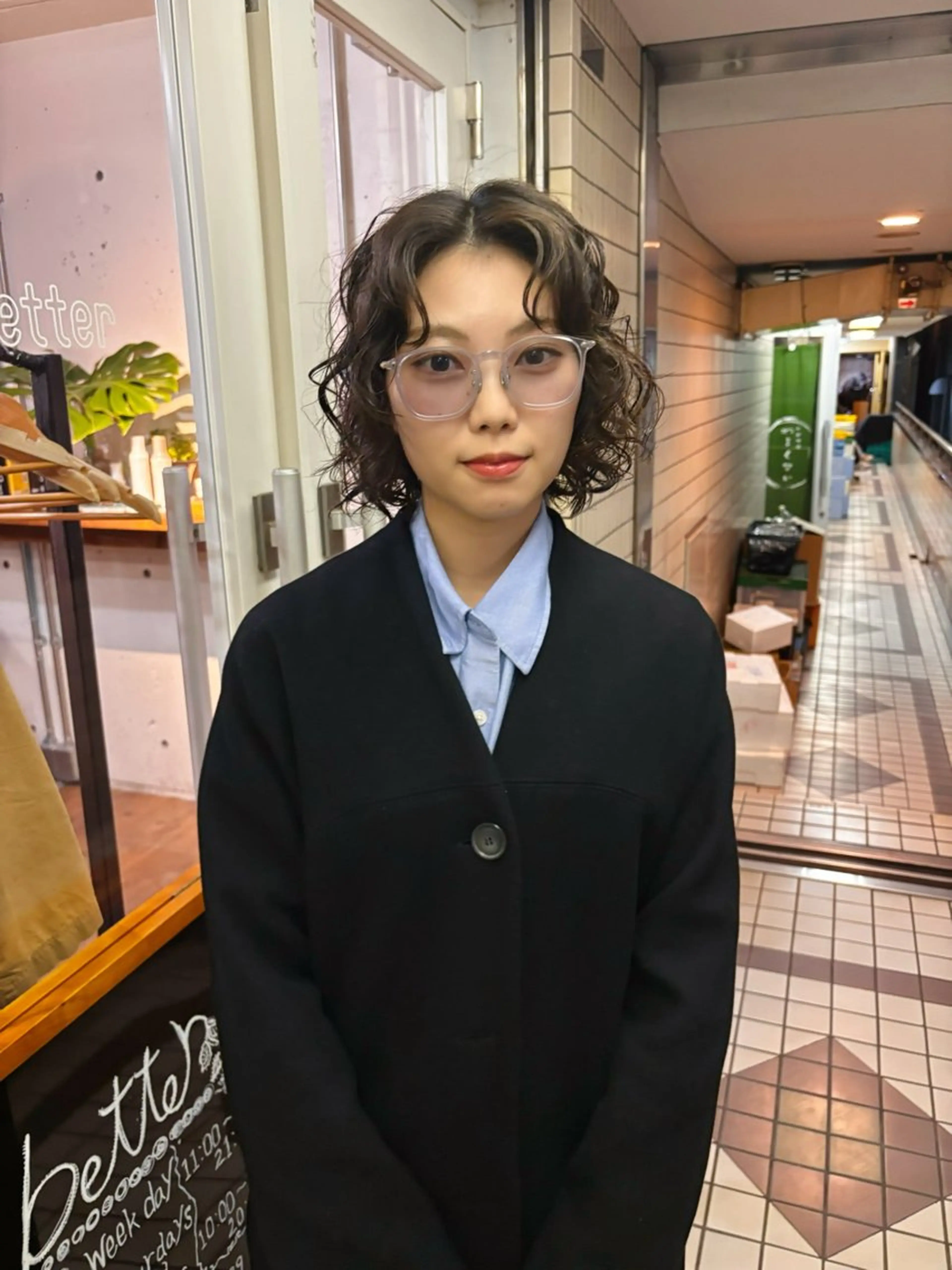 ミディアム パーマ カット パーマ kaito パーマ募集🌀😵‍のヘアスタイル