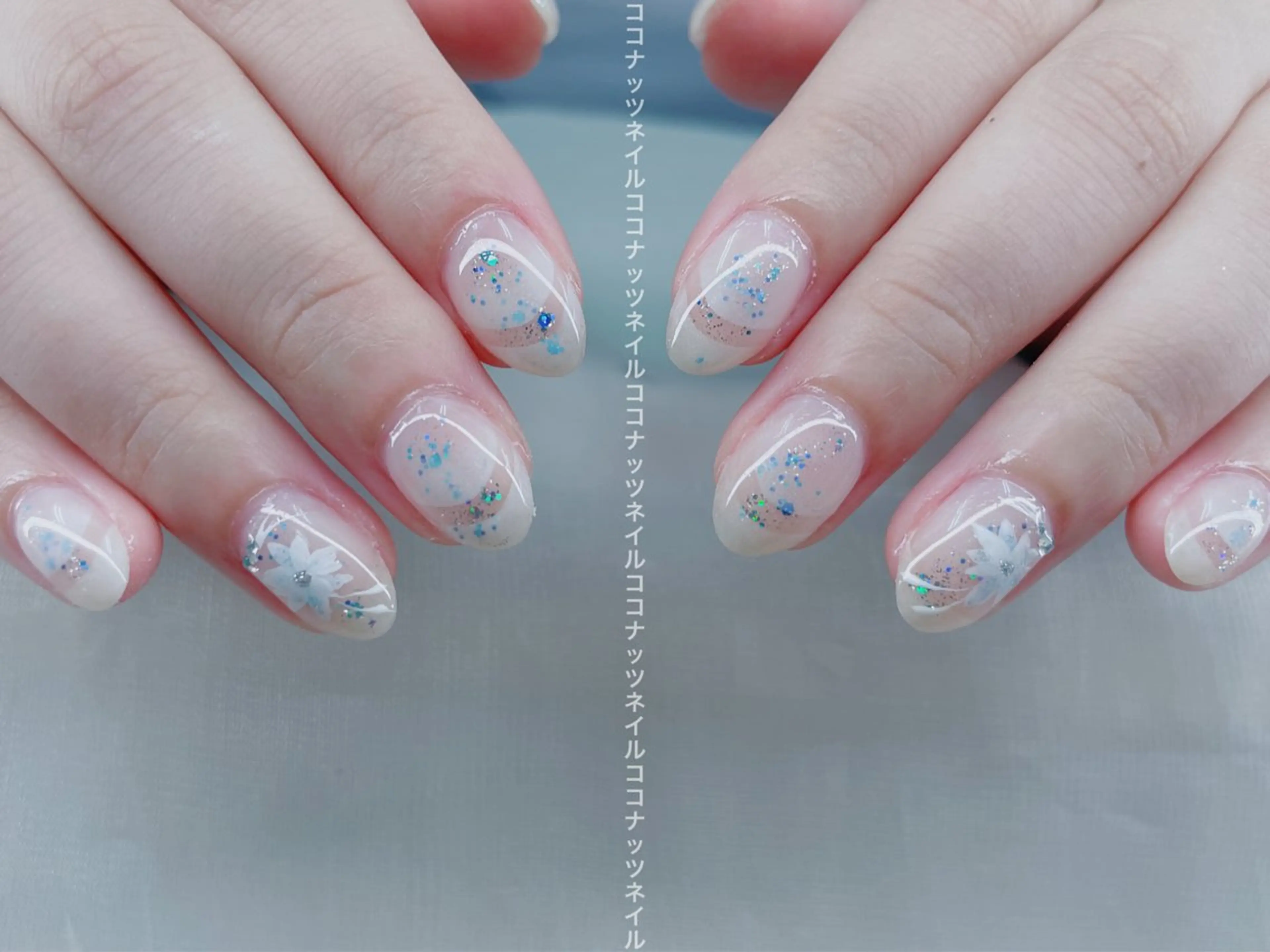 ネイル Elegant beauty ツルのネイルデザイン