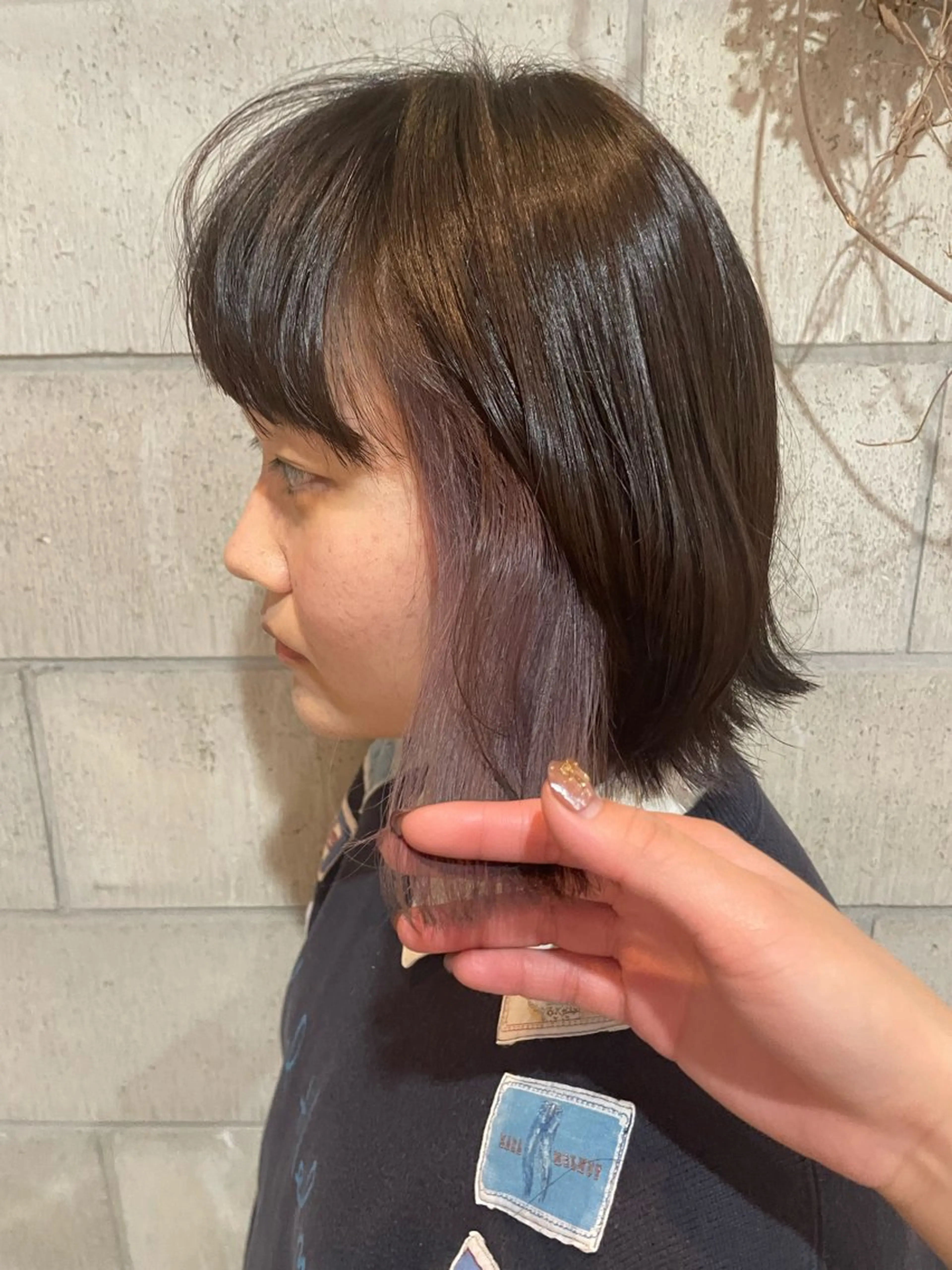 ミディアム カラー ヘアカラー 艶髪/透明感カラー/ 韓国/nonokaのヘアスタイル