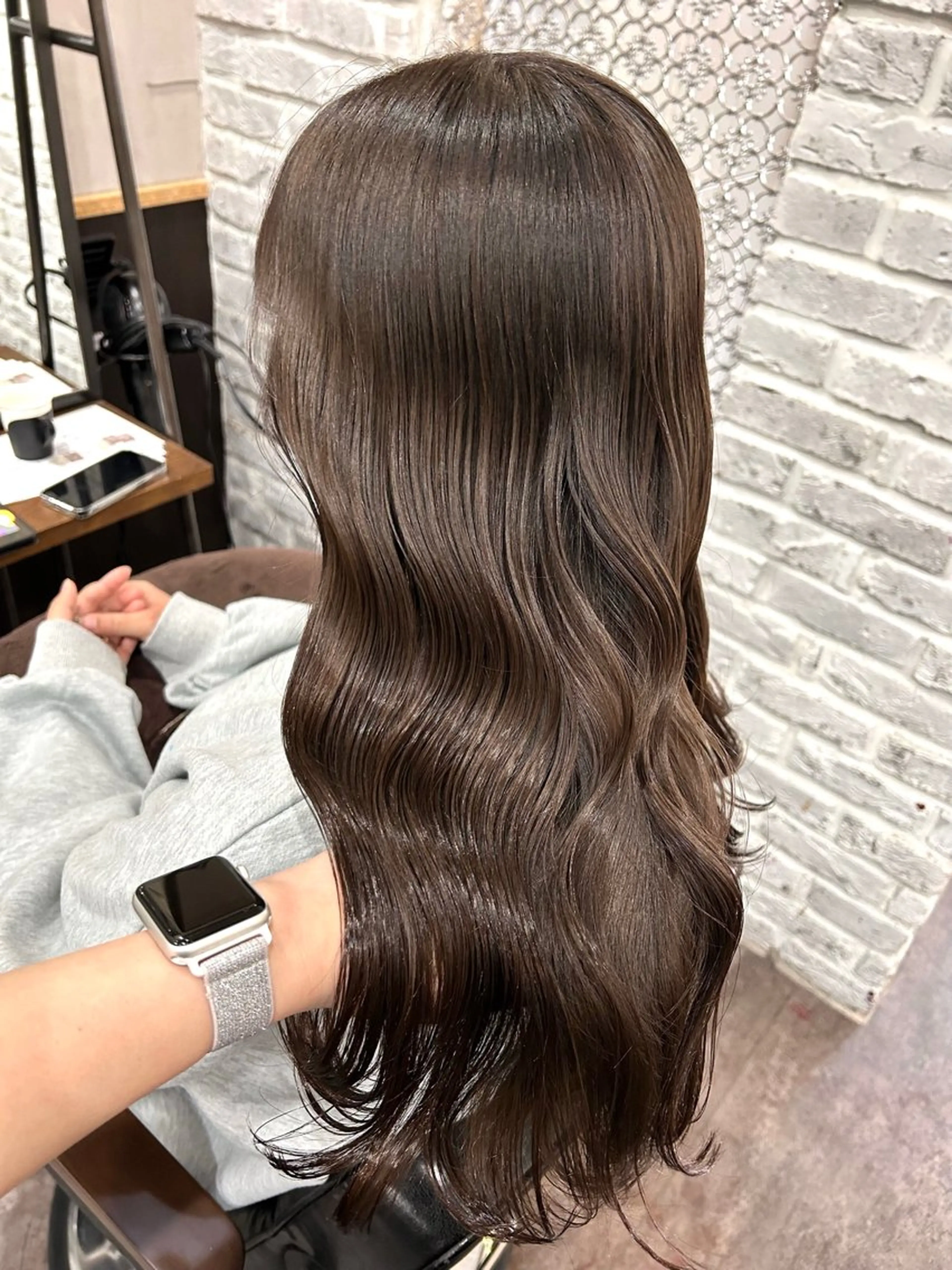 ロング ヘアカラー トリートメント 🦄🩵YUNA 🩵🦄のヘアスタイル