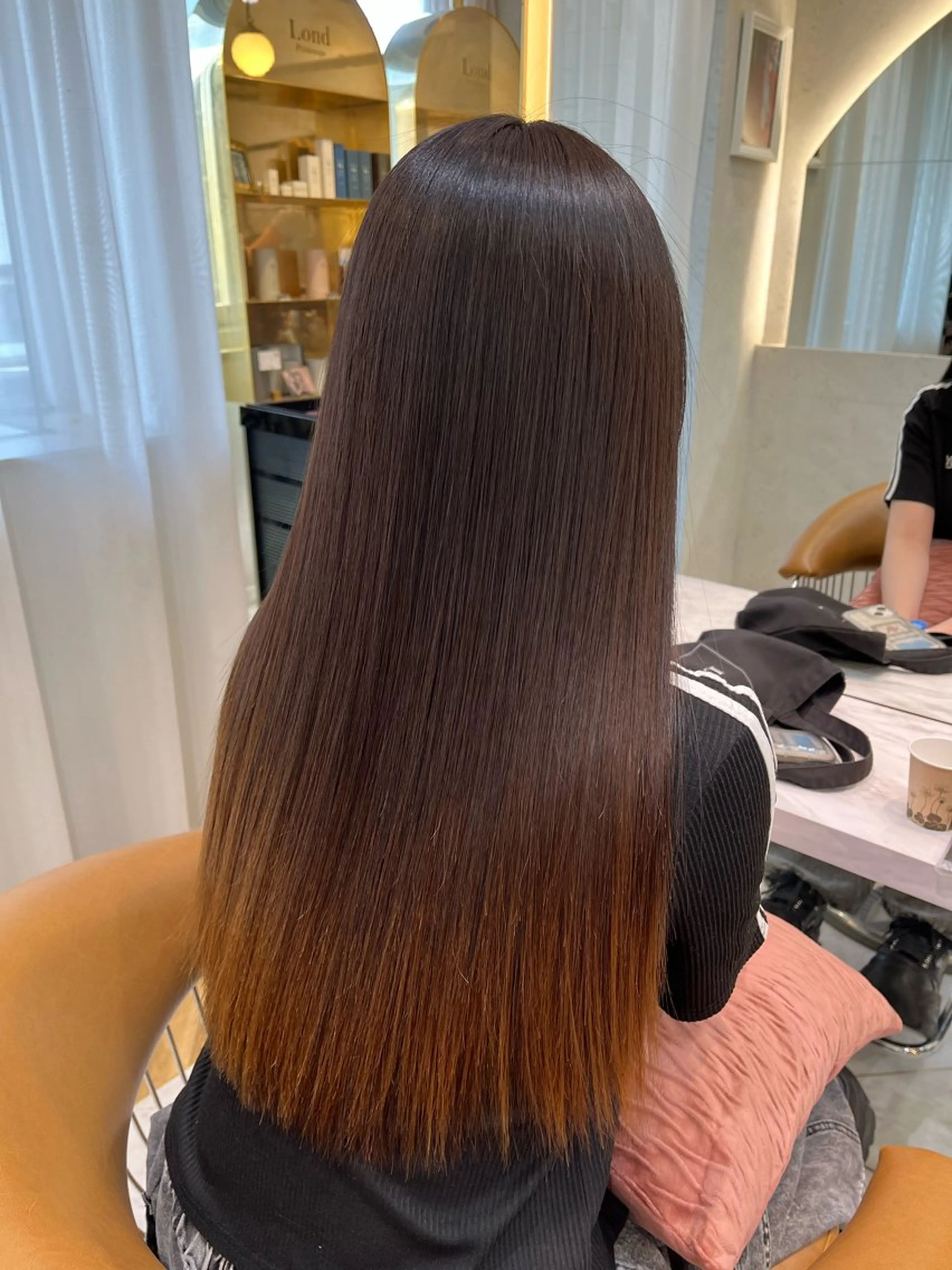 ロング カラー カット ヘアカラー 縮毛矯正 トリートメント レイヤー/髪質改善/ 美髪矯正/手塚凌のヘアスタイル