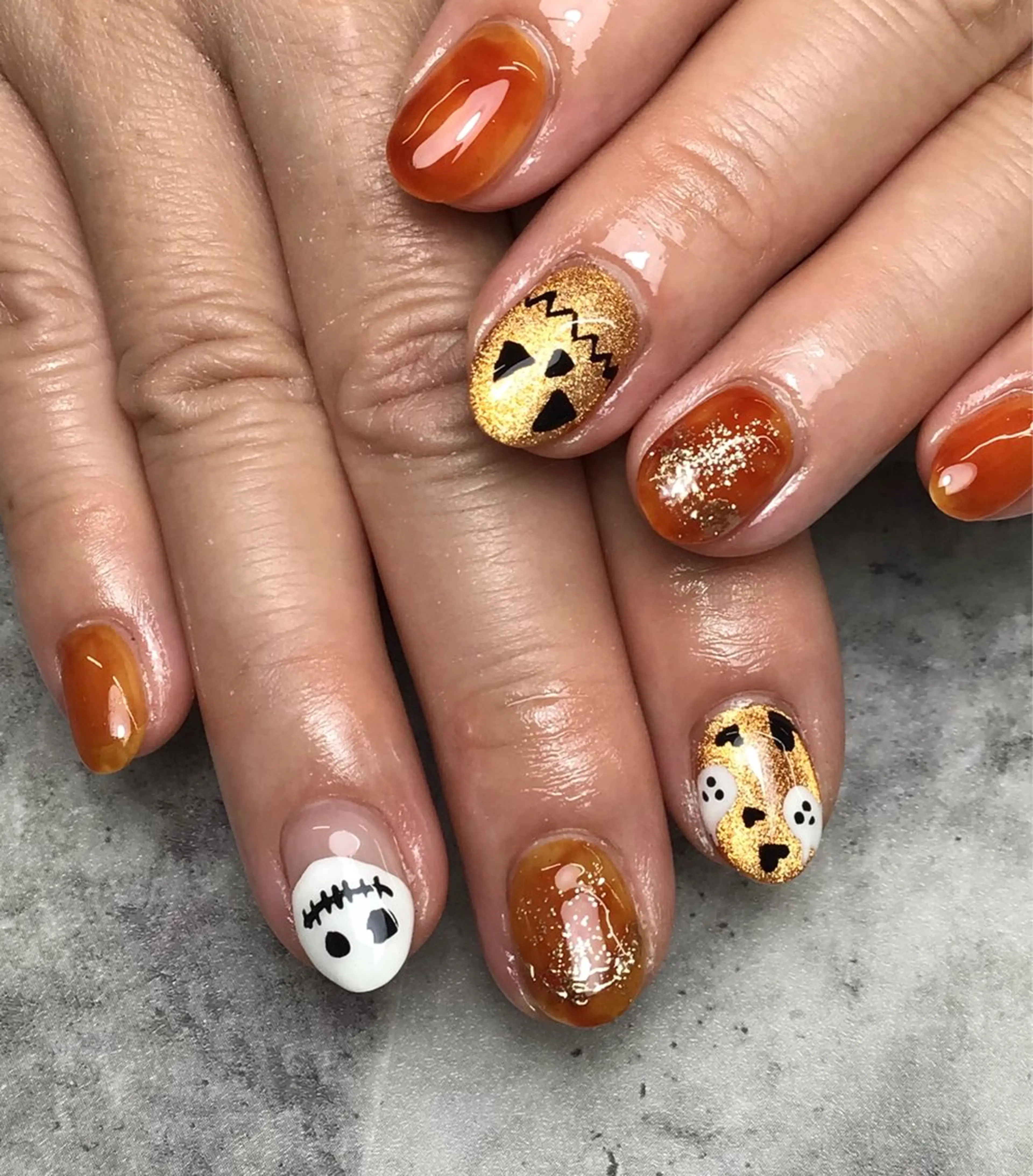 ネイル 長さ出し ジェルネイル マグネットネイル 持ち込み ワンカラーネイル Nail Day 四条烏丸店のネイルデザイン