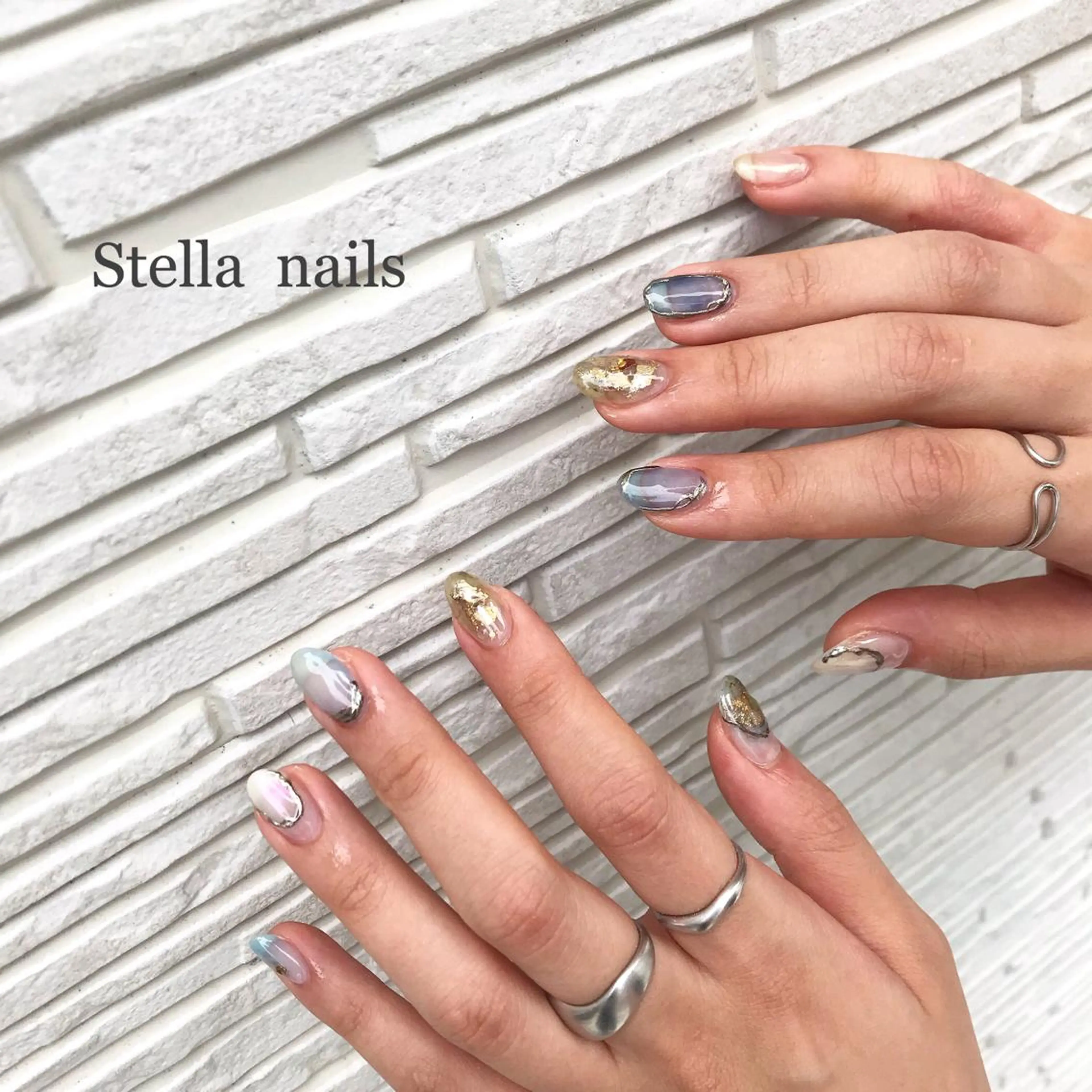 ネイル アートネイル ニュアンスネイル Stella nailsのマツエク・マツパデザイン