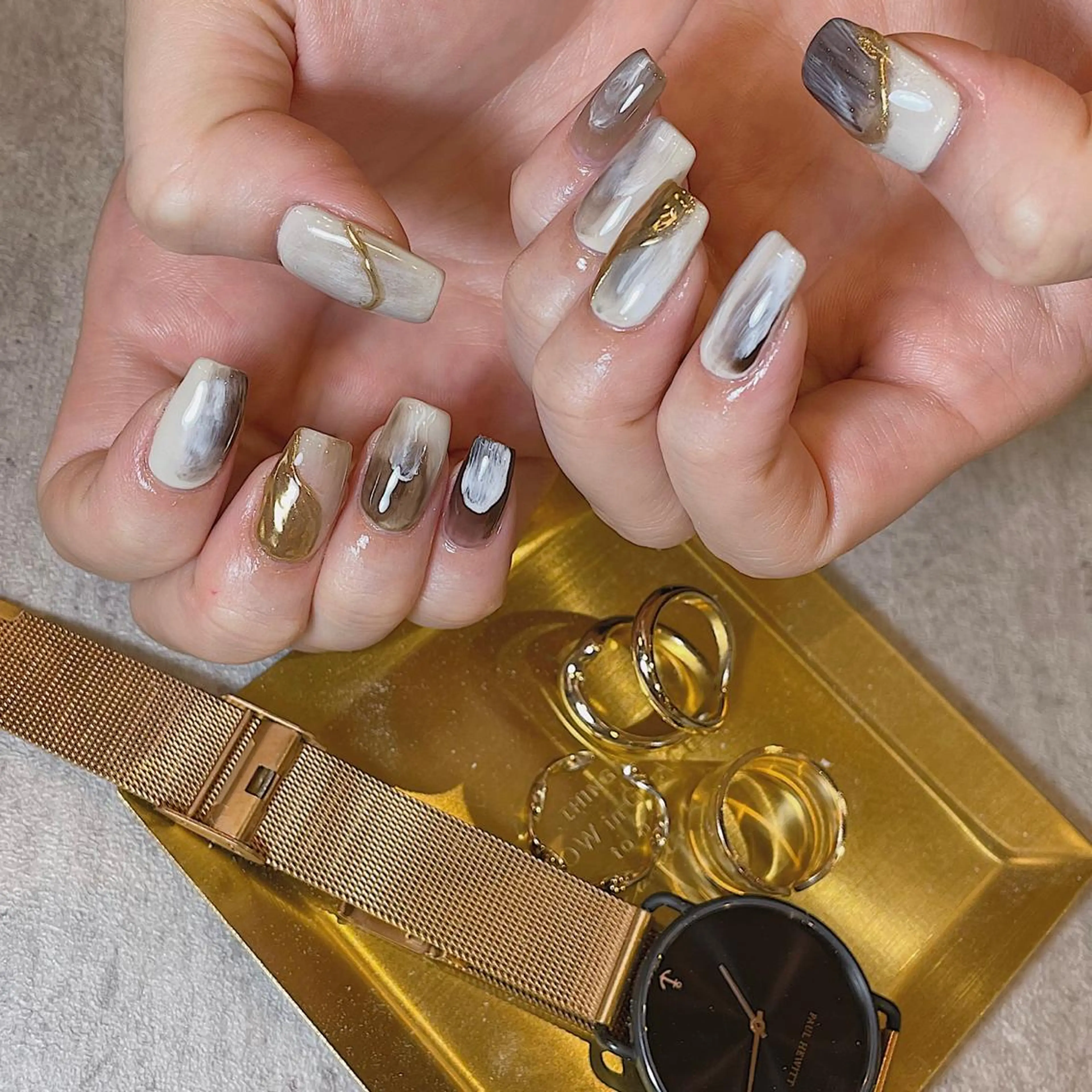 ネイル Arowa 伊田のネイルデザイン