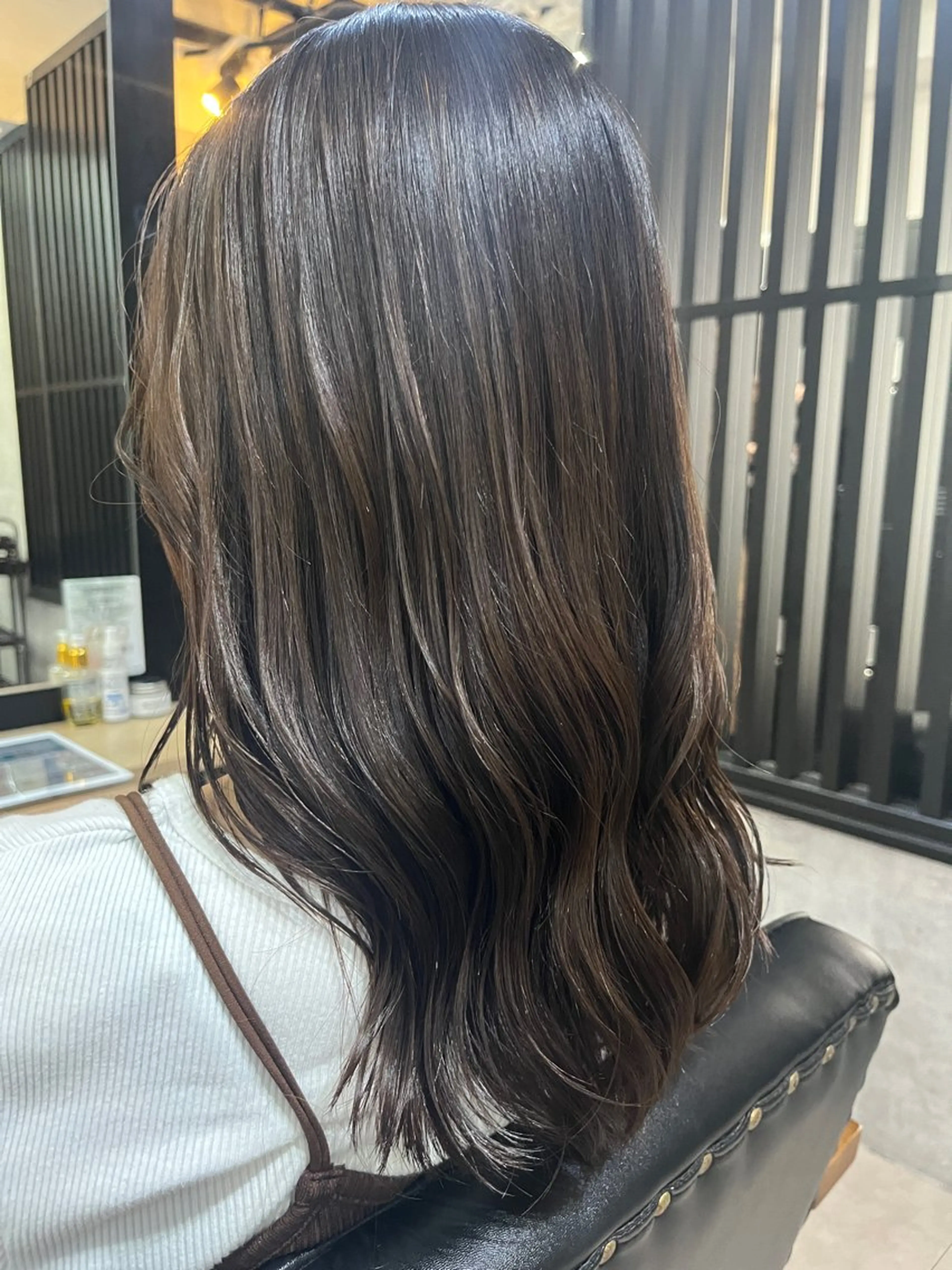 ミディアム 【ROSSO】 SHUHEIのヘアスタイル