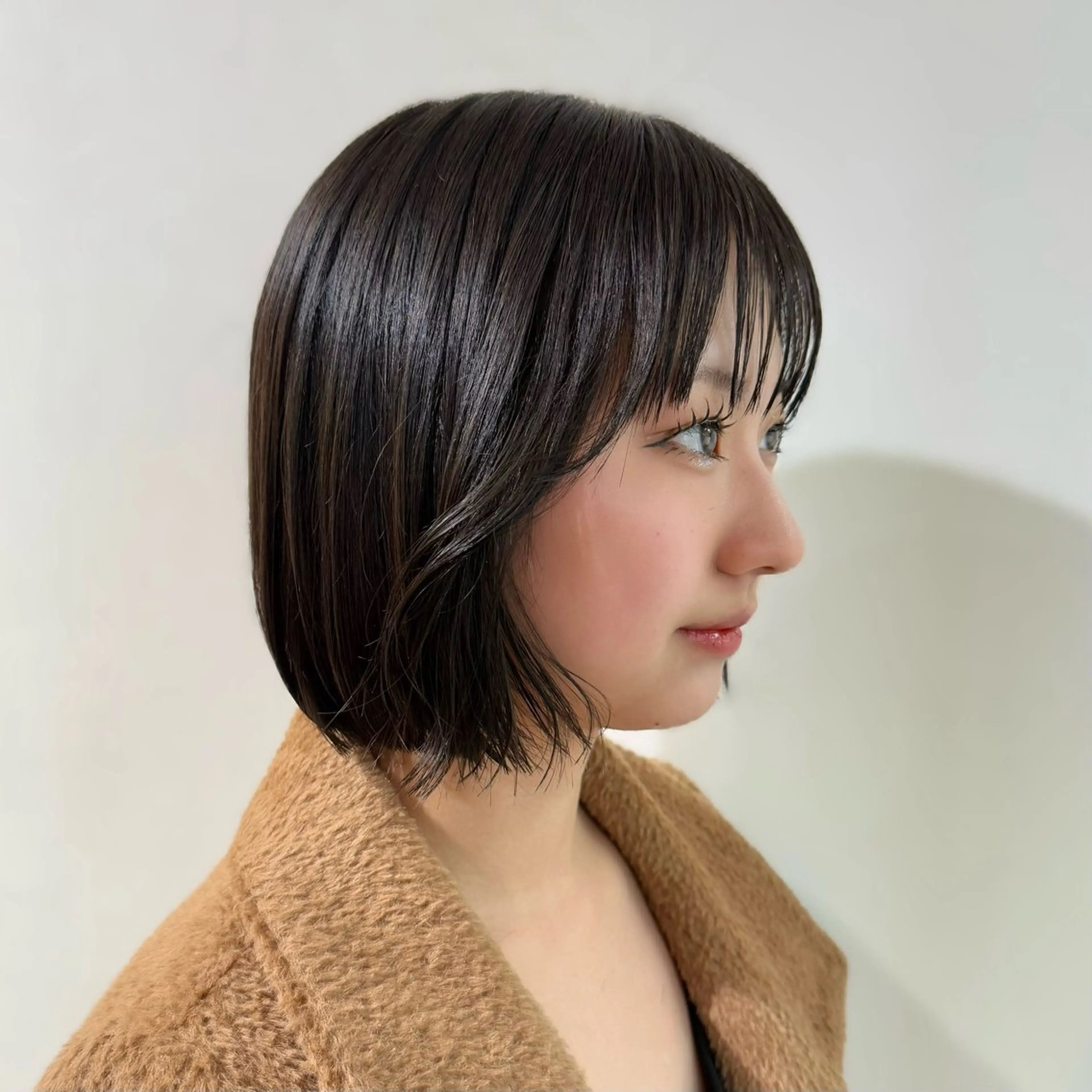 ミディアム カラー カット ヘアカラー マツエク/men's /透明感/さくらのヘアスタイル