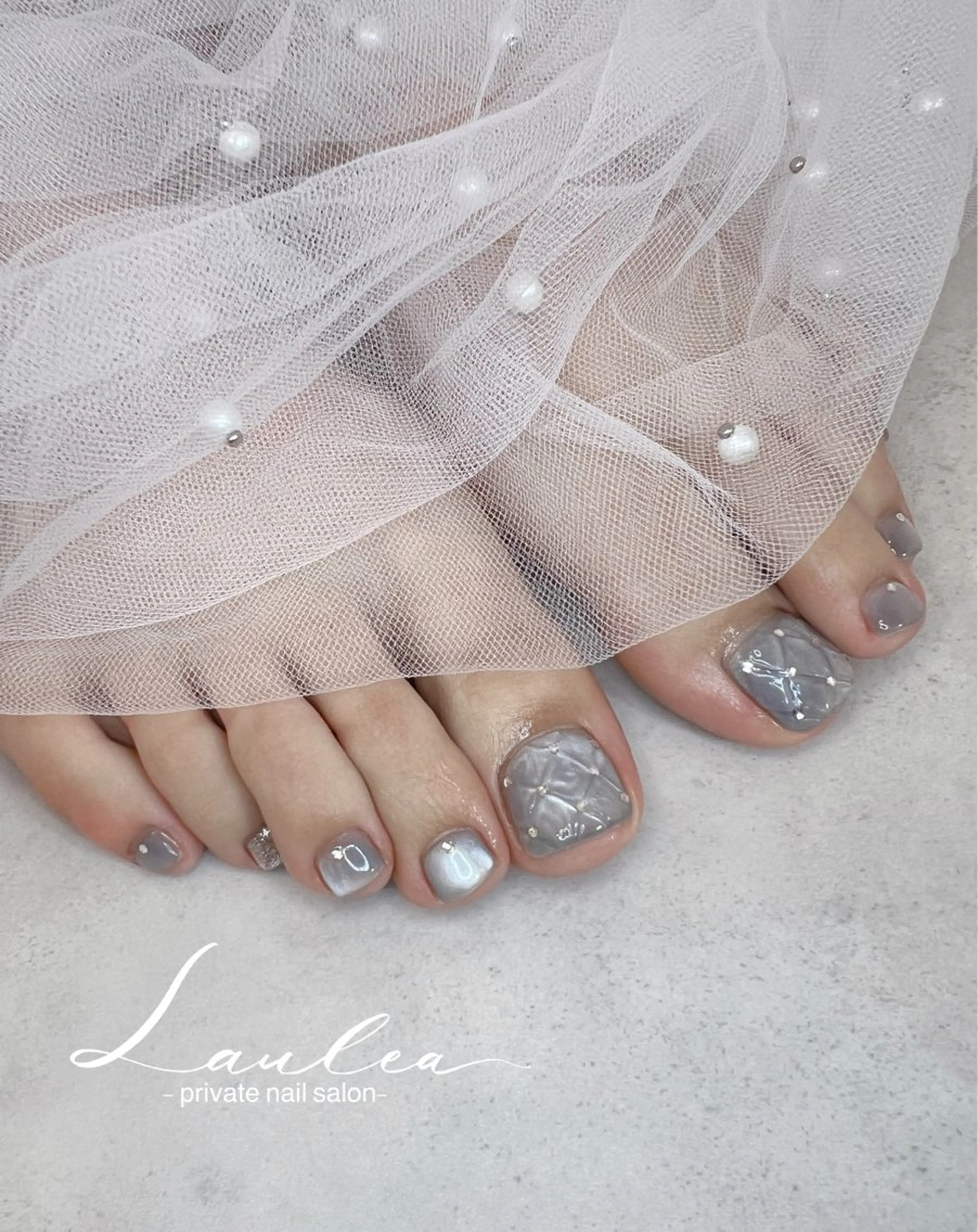ネイル フットネイル nail salon Lauleaのネイルデザイン