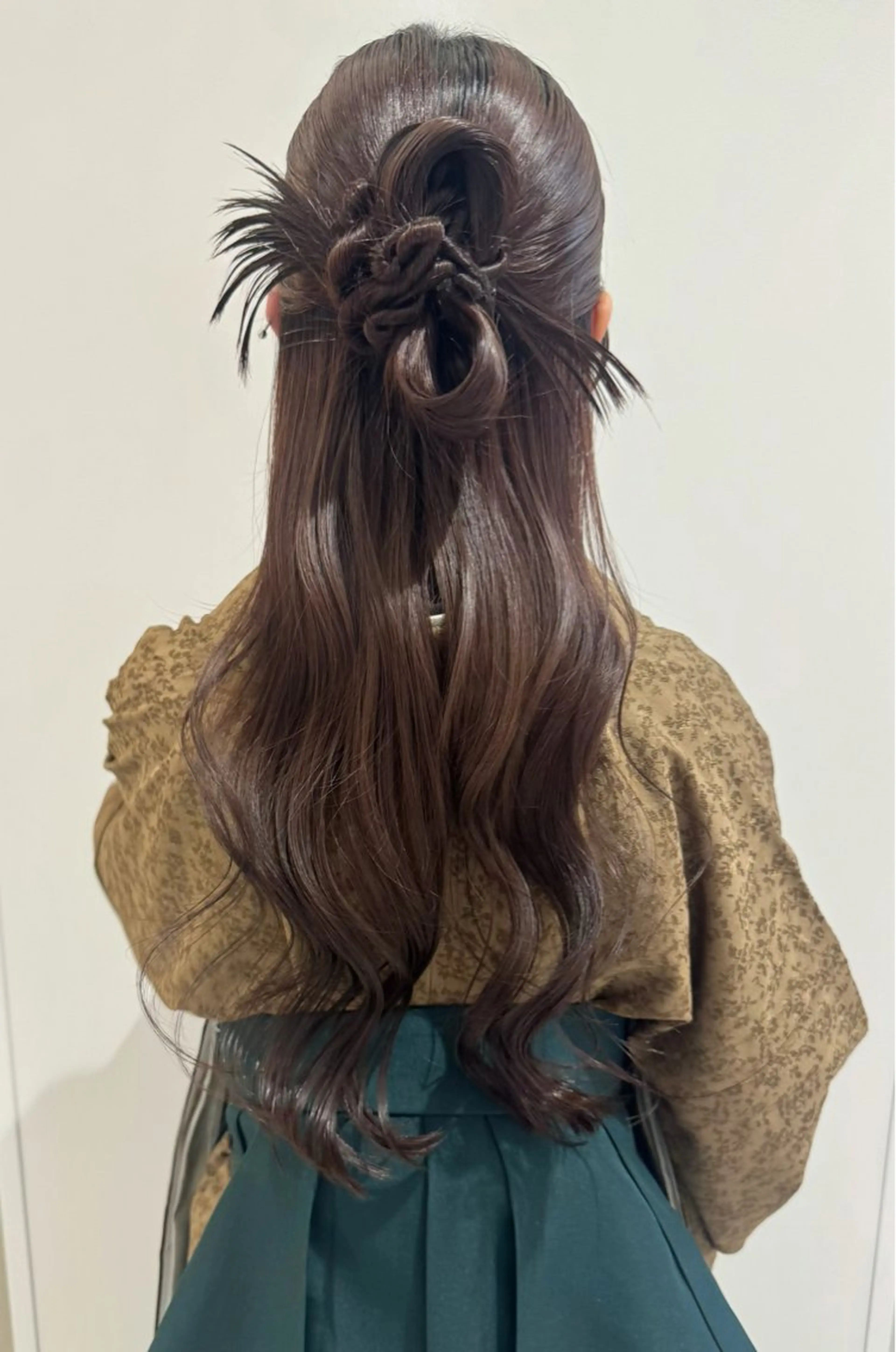 セミロング ヘアアレンジ ヘアセット ダブルカラー指名数 No.1🥇RIKOのヘアスタイル