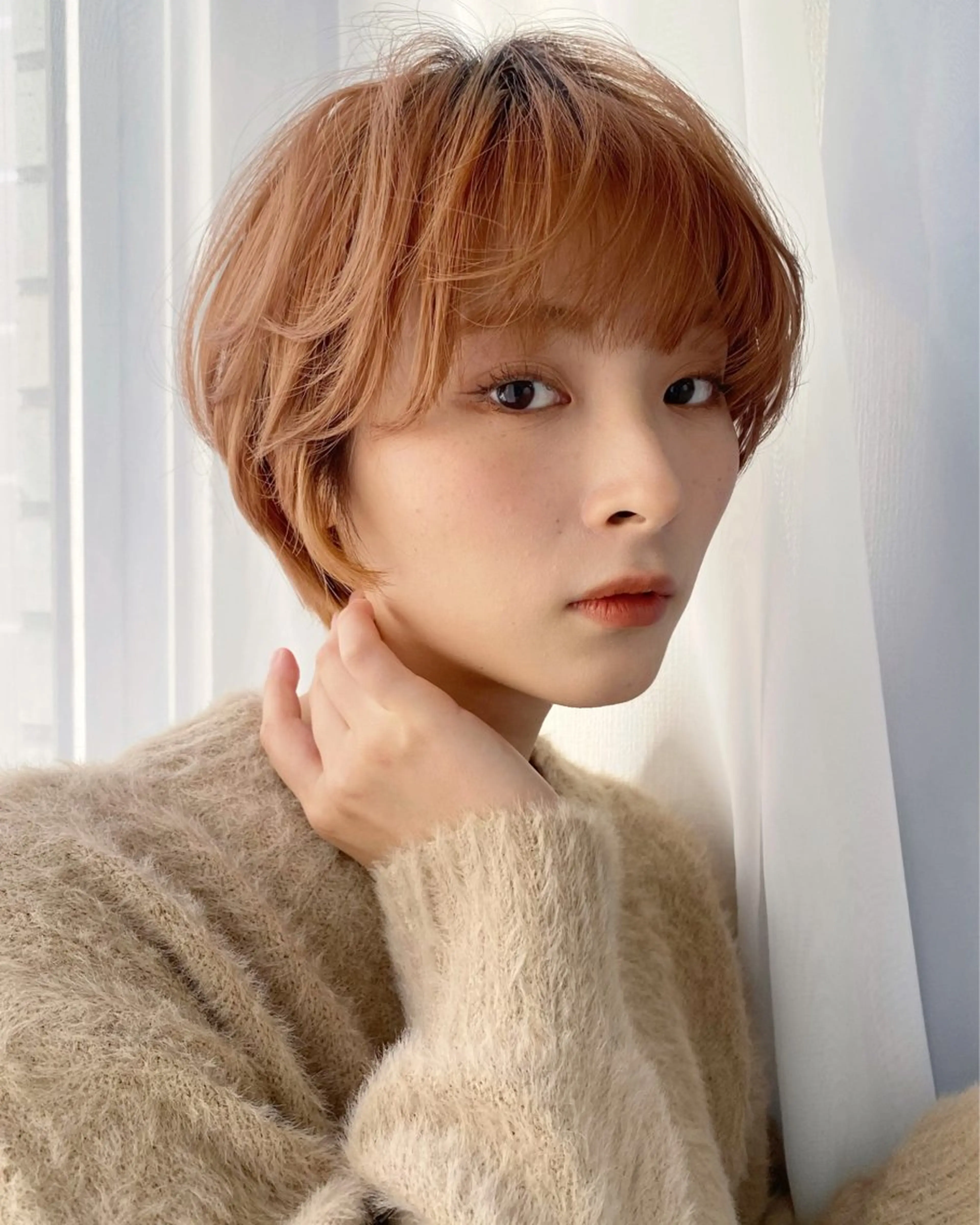 ショート カラー カット 💙mai🫧 縮毛矯正・ハイライトのヘアスタイル