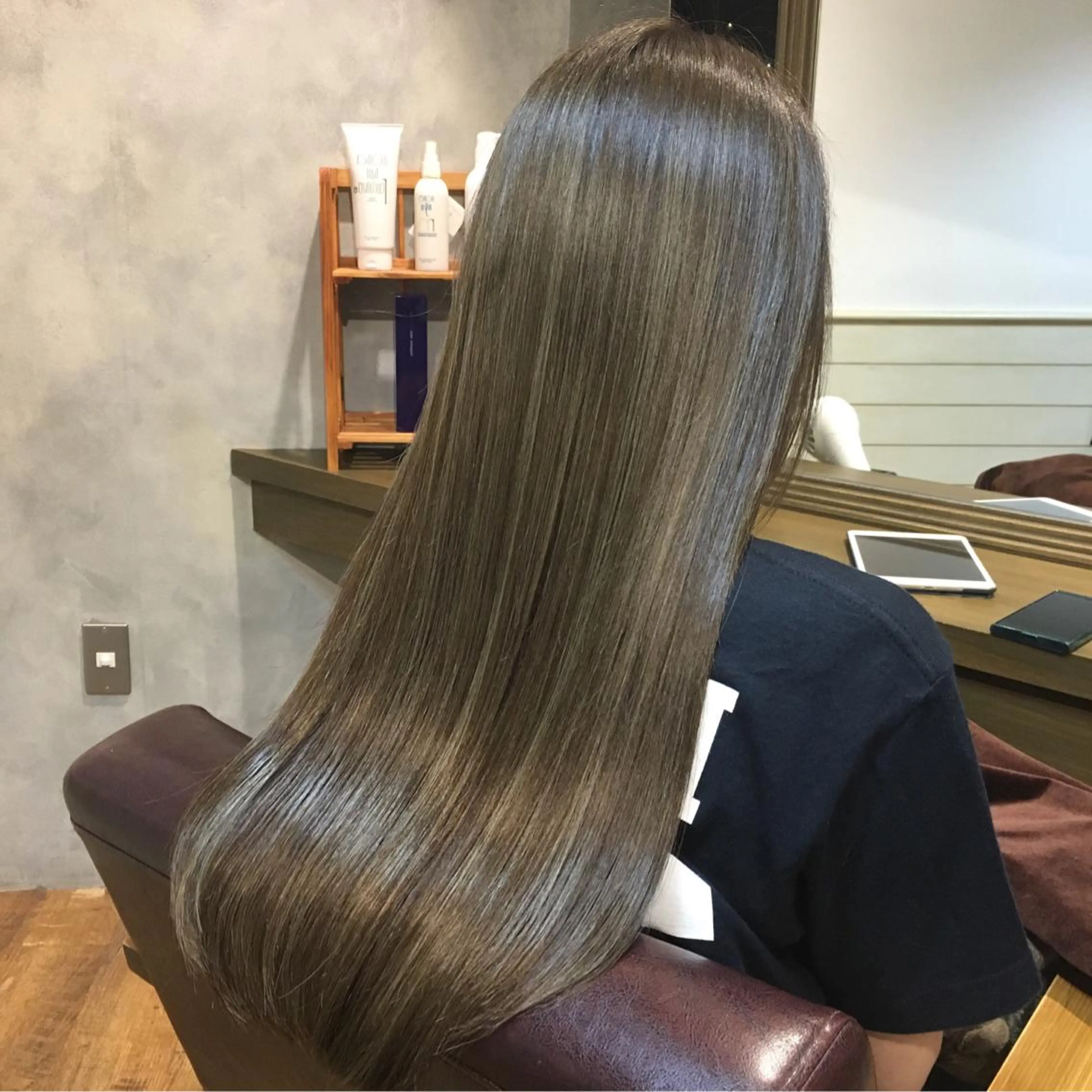 ロング カラー 透明感カラー イルミナカラー ヘアカラー トリートメント 髪質改善くすみカラー 🍀/石川大輔のヘアスタイル