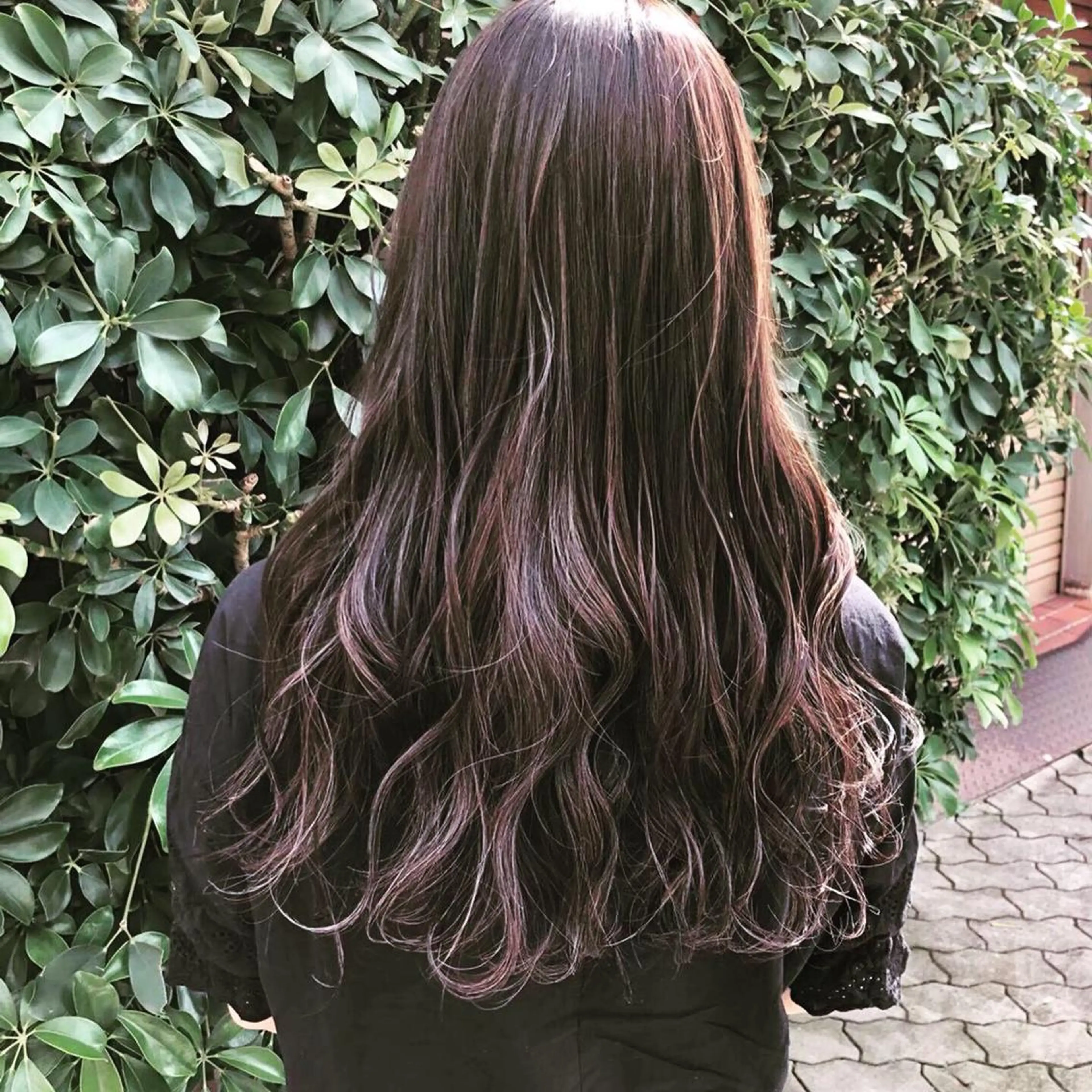 セミロング カット ヘアカラー トリートメント 日野 和也のヘアスタイル
