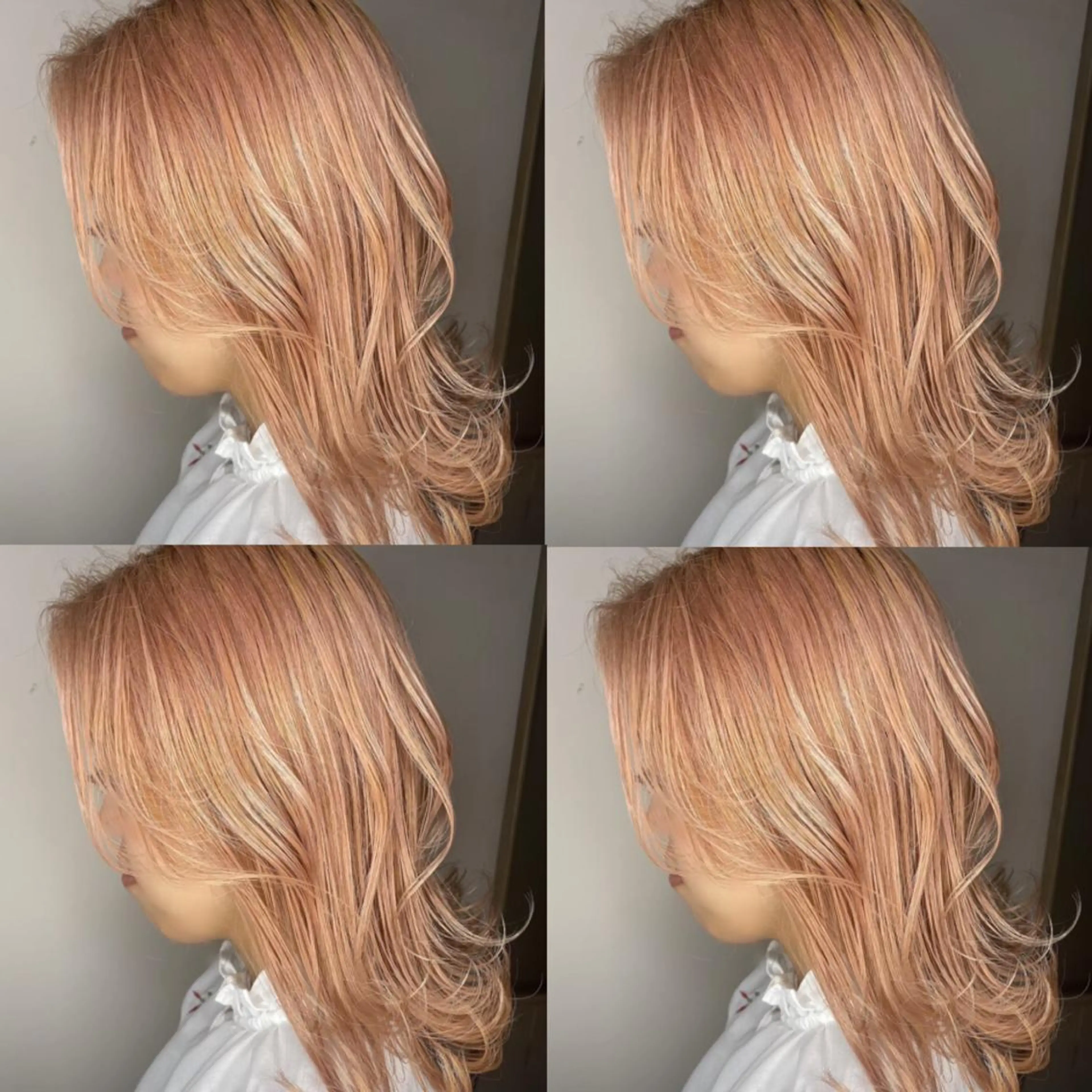 ミディアム カラー ヘアアレンジ 🦋韓国ヘア 坂本 菜摘🦋のヘアスタイル