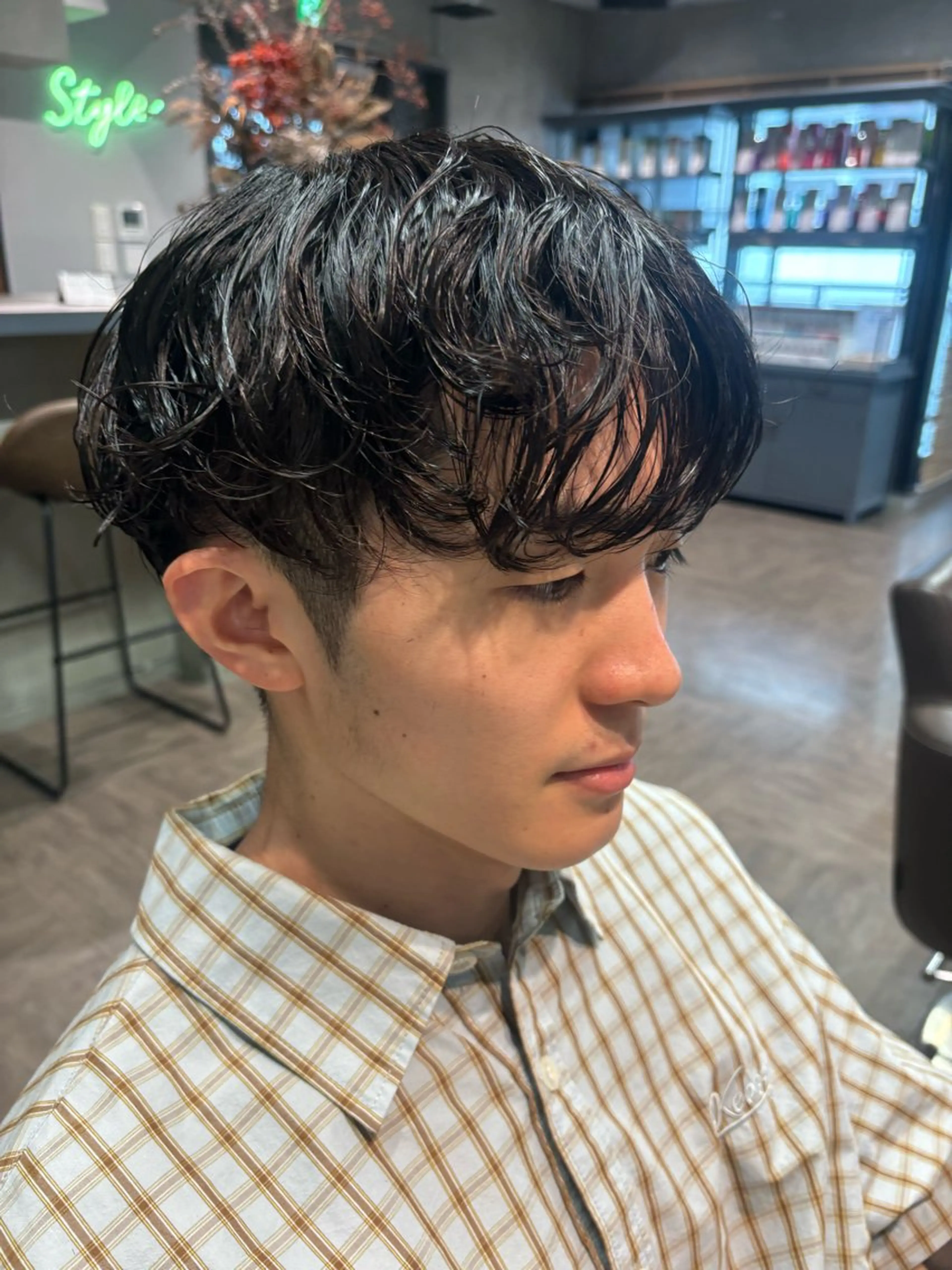 パーマ メンズ PANOLA下北沢所属・PANOLA下北沢 中川夢菜のヘアスタイル