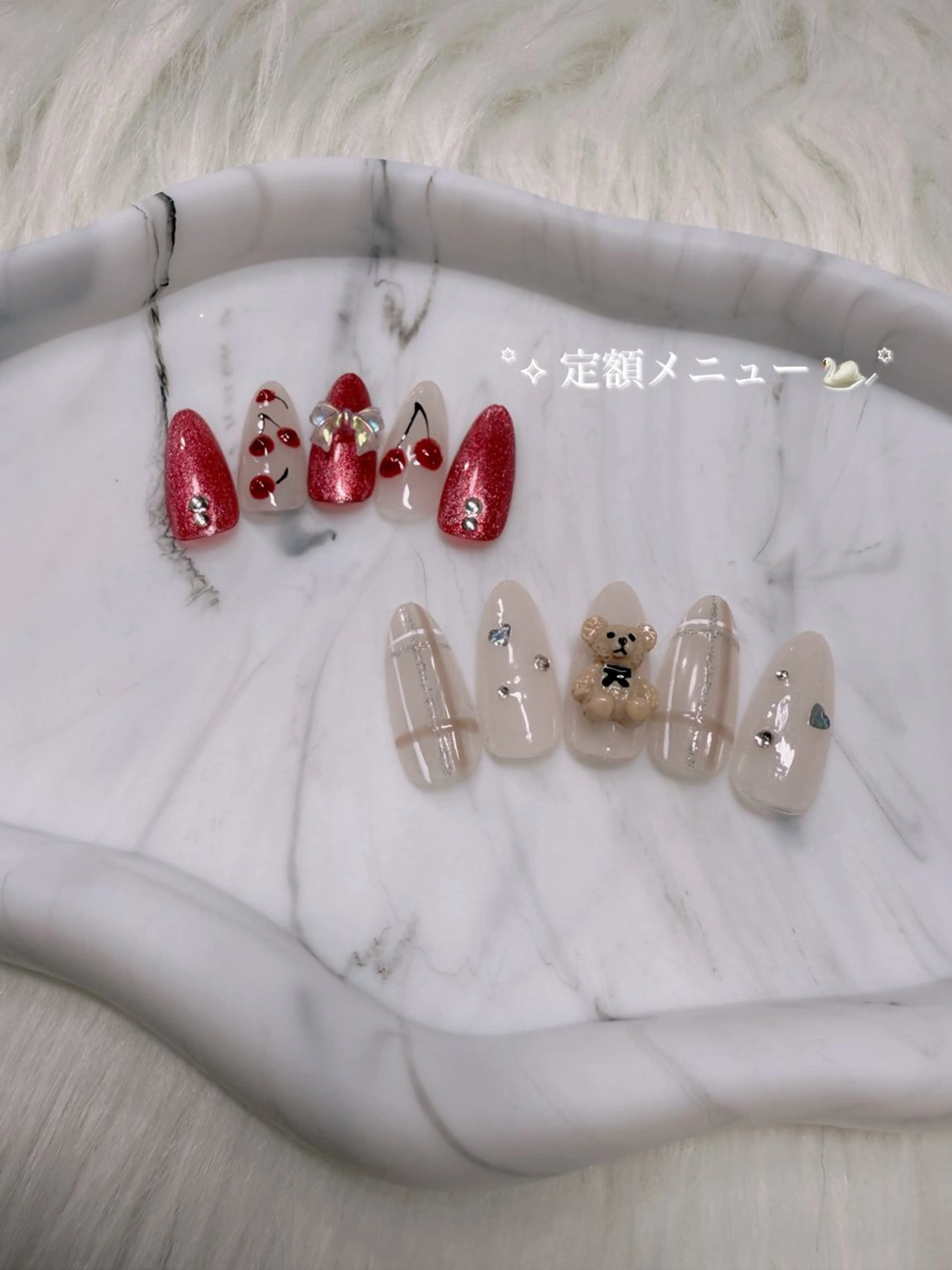 定額メニューデザインの写真