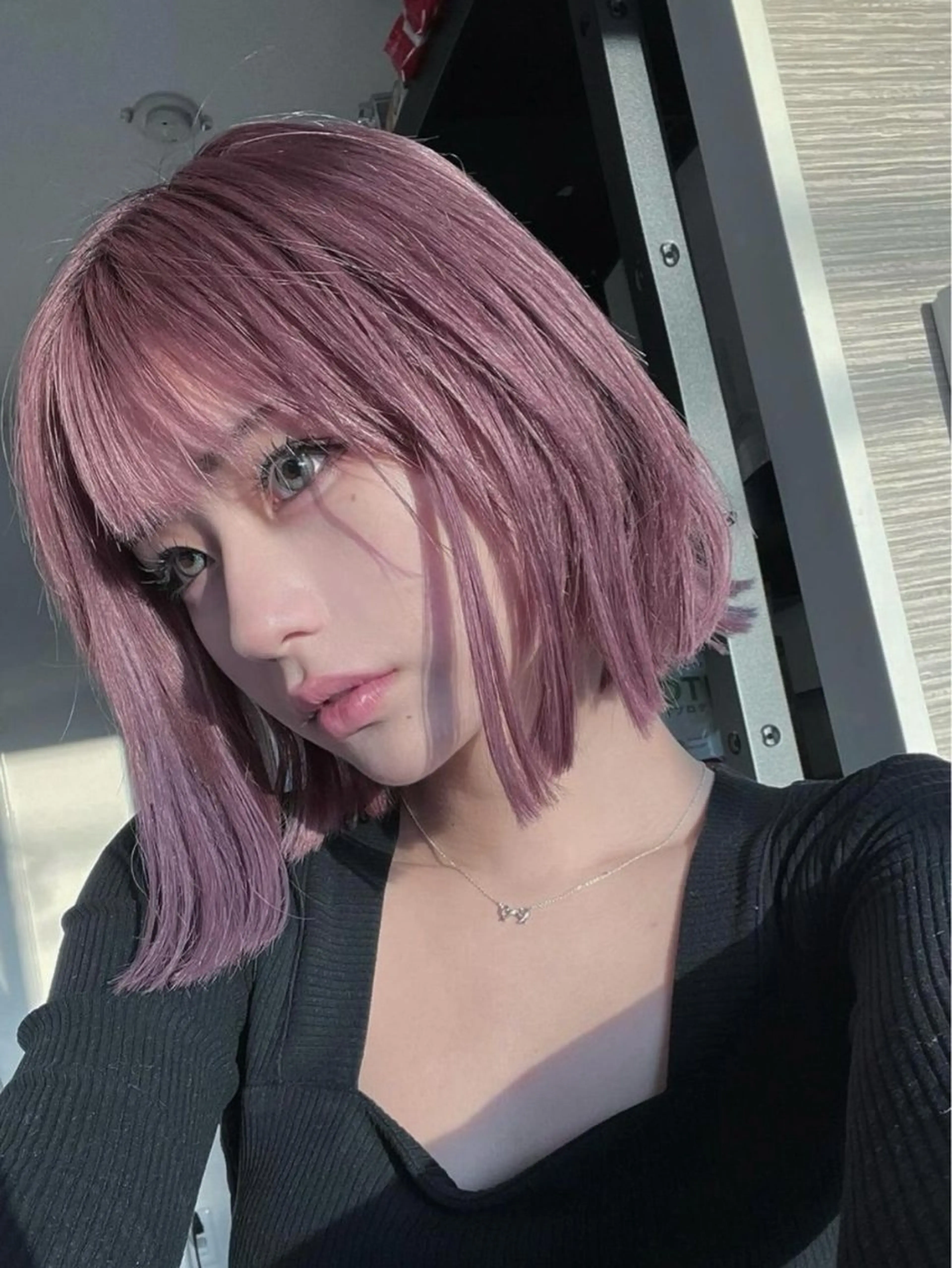 ミディアム ボブ ヘアカラー 【 pia 】 とものヘアスタイル