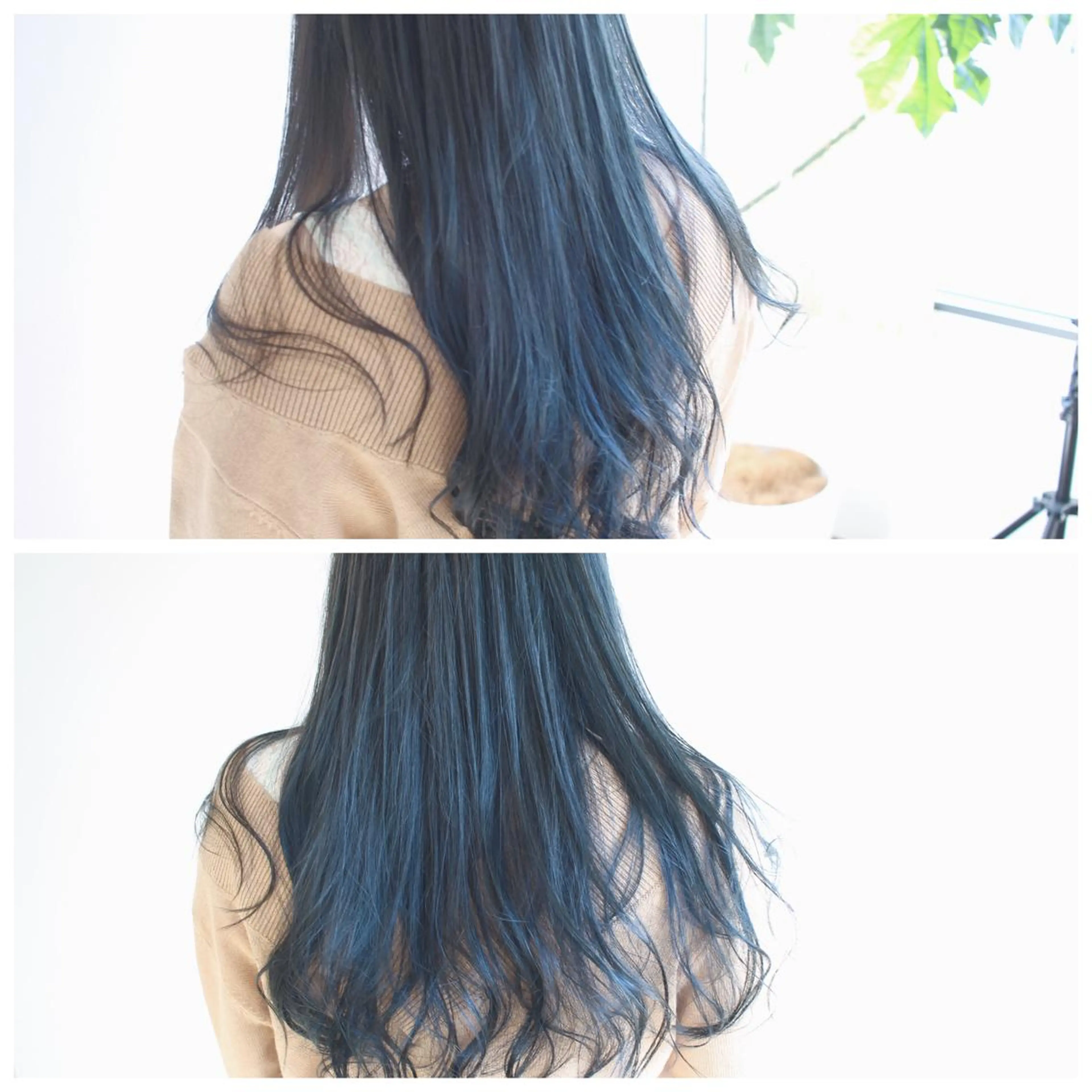 ロング カラー ブリーチ ブルーカラー ブルーグレー ハイライトカラー ハイライト カット ヘアカラー トリートメント BOB🌟ハイトーン /ブリーチ/TAKUのヘアスタイル