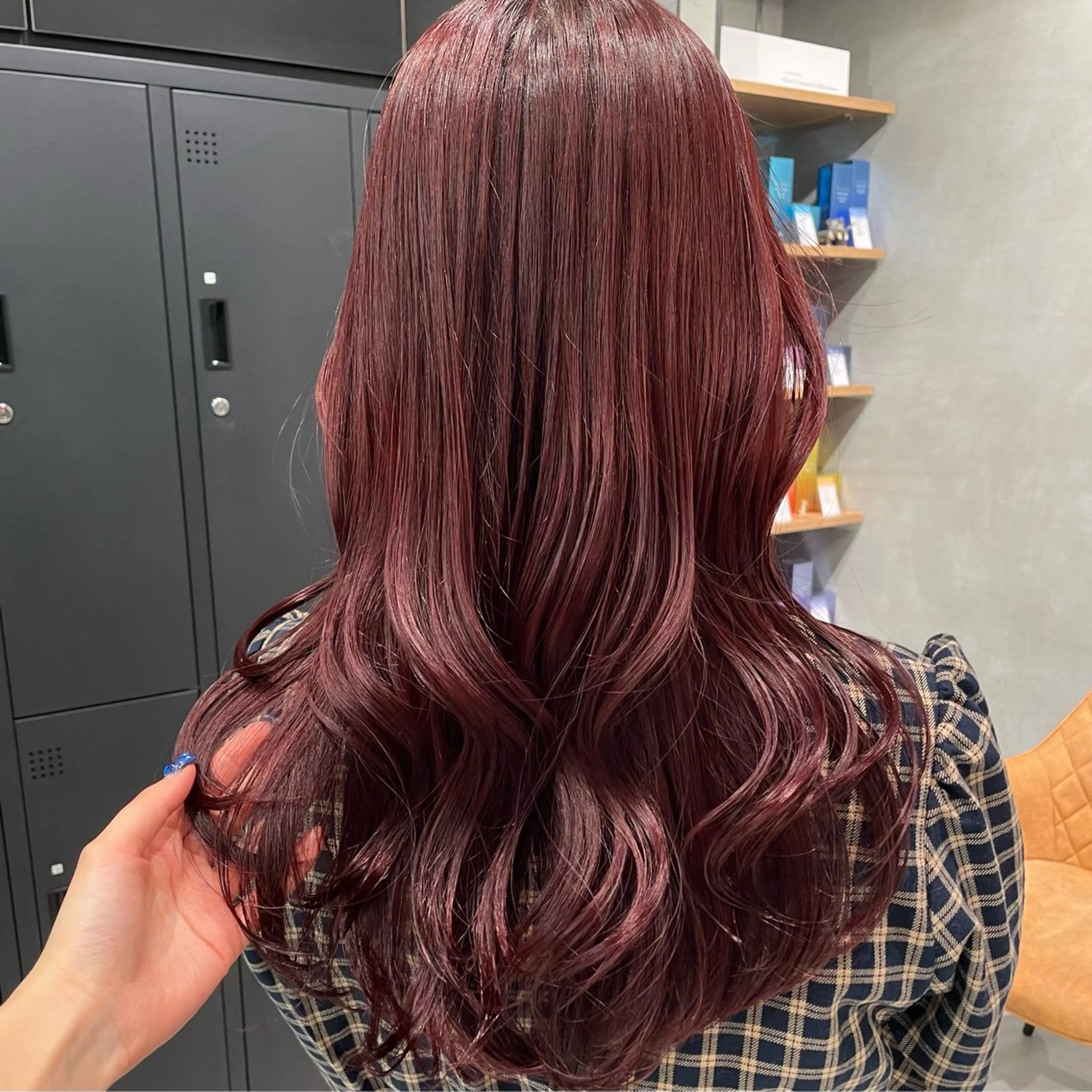 ロング カラー カット ヘアカラー トリートメント ヘッドスパ ヘアセット 暖色レイヤー 🥀REIRIのヘアスタイル