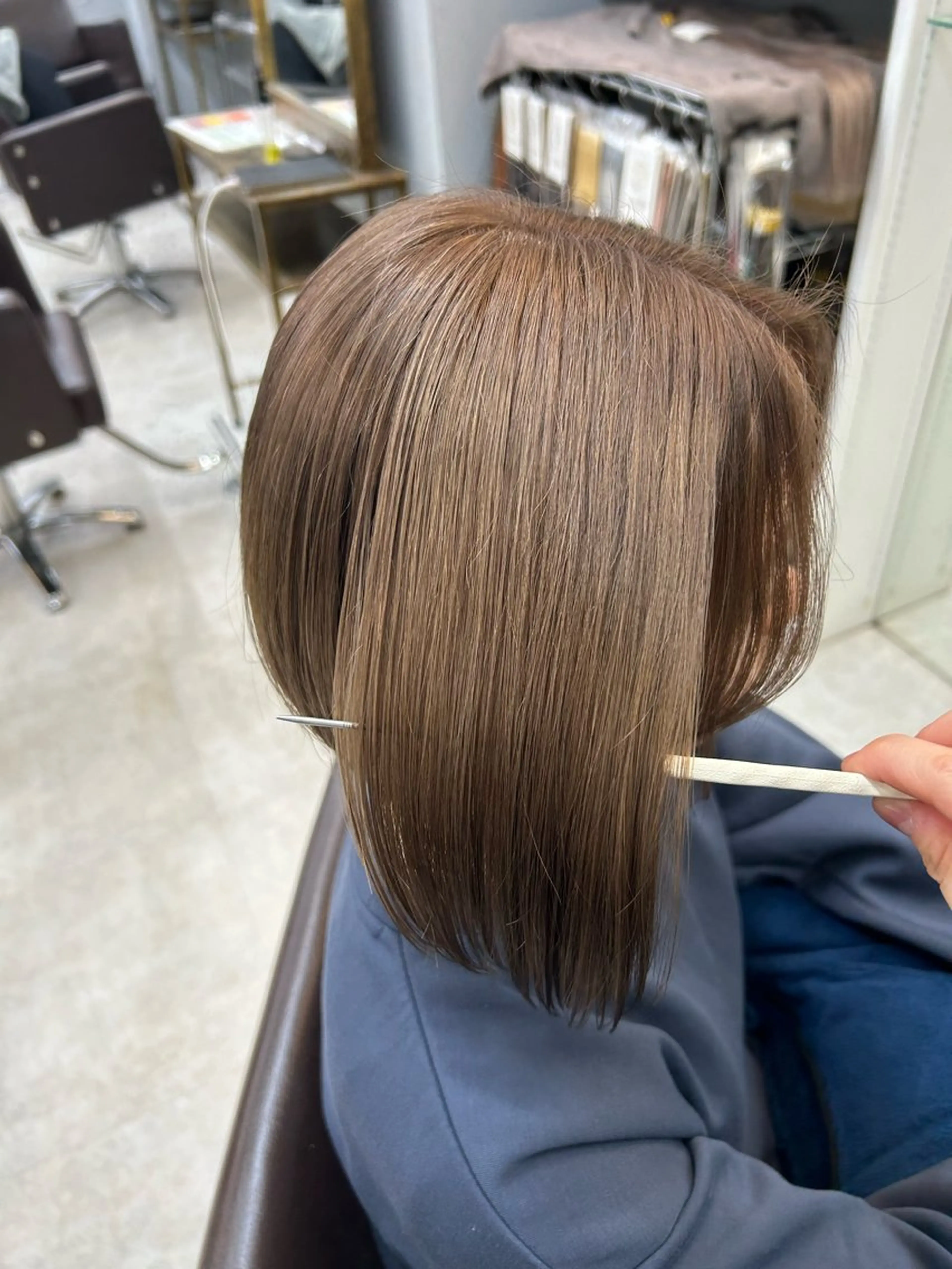 カラー hair atelier OZ桑野店所属・阿佐見 若菜のヘアスタイル